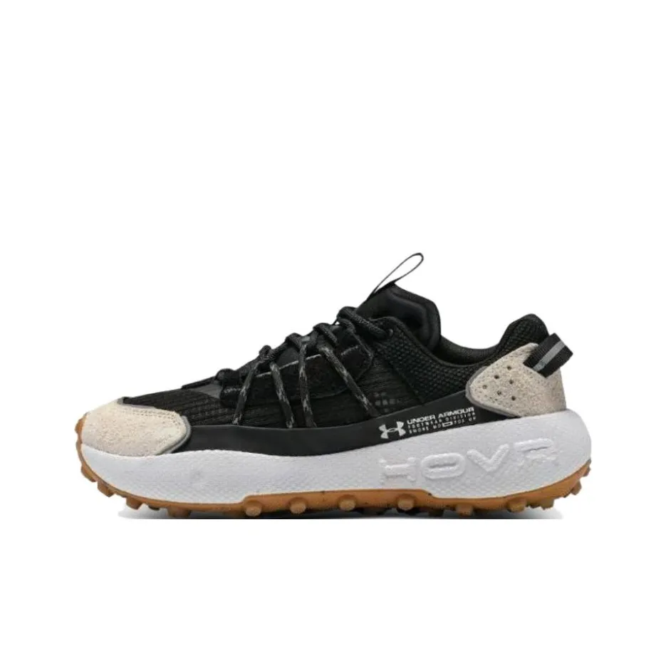 Under Armour VENTURE PRO Амортизация Износостойкий Низкий Топ Повседневная Обувь Унисекс Черный Белый