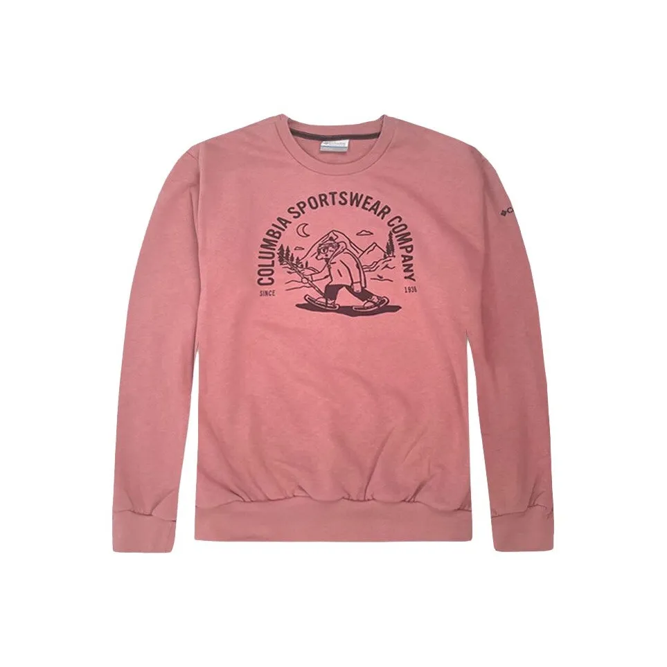 Columbia совместный бренд Арбузно-розовый Женские Свитшоты