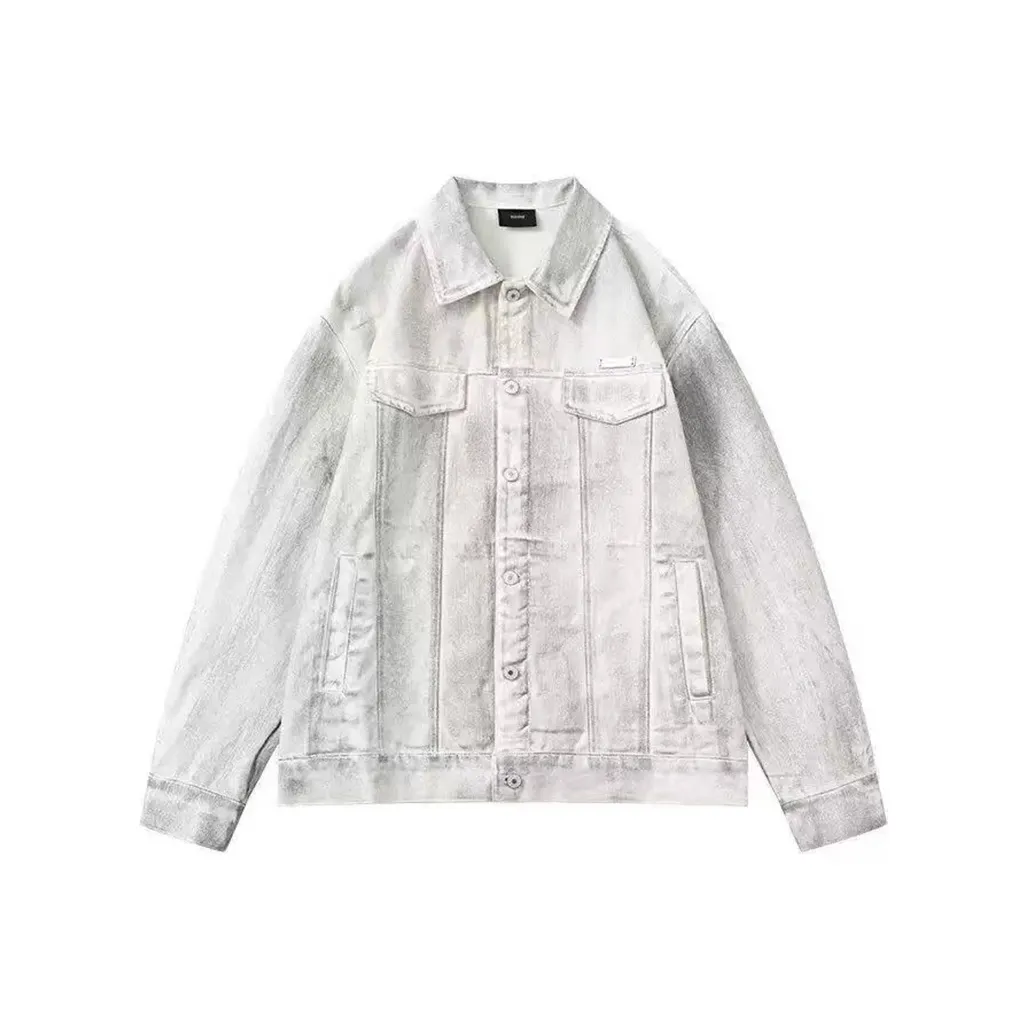 AMANDA BY Белый Мужской Джинсовые Куртки