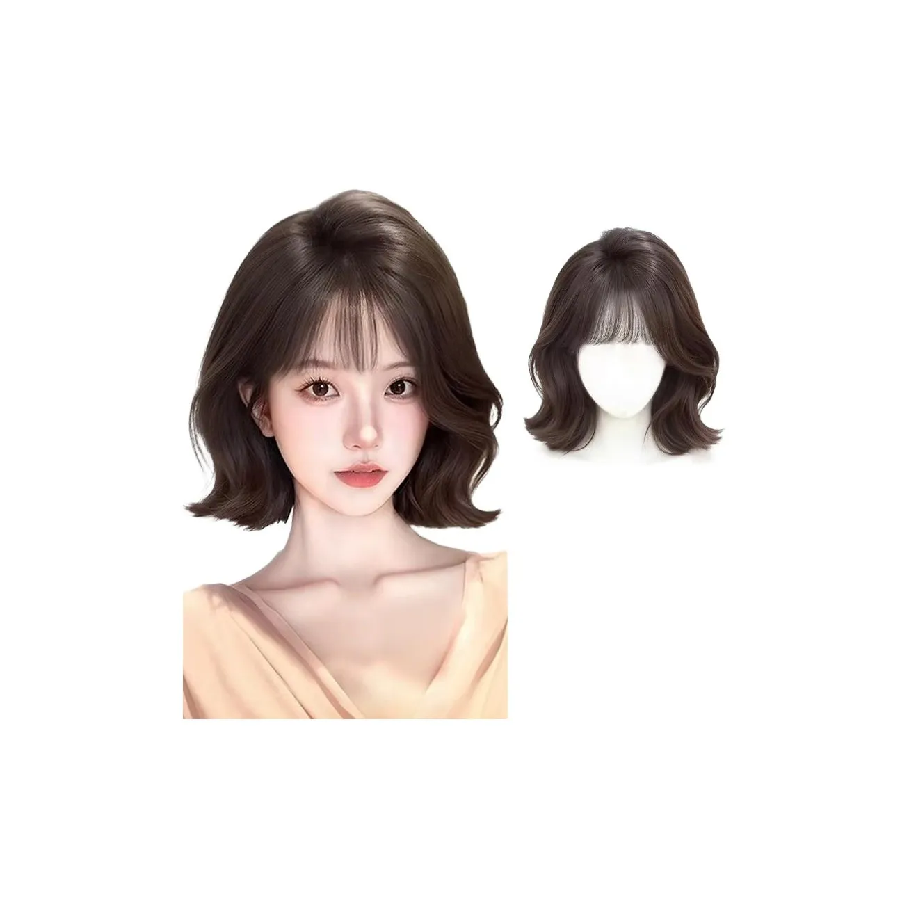 TIANKONGSHU Озорной Outward Кудрявые Парики с Волосами для Женщин Кудрявые Волосы Белок Волокно Стиль BOB Стрижка Cut