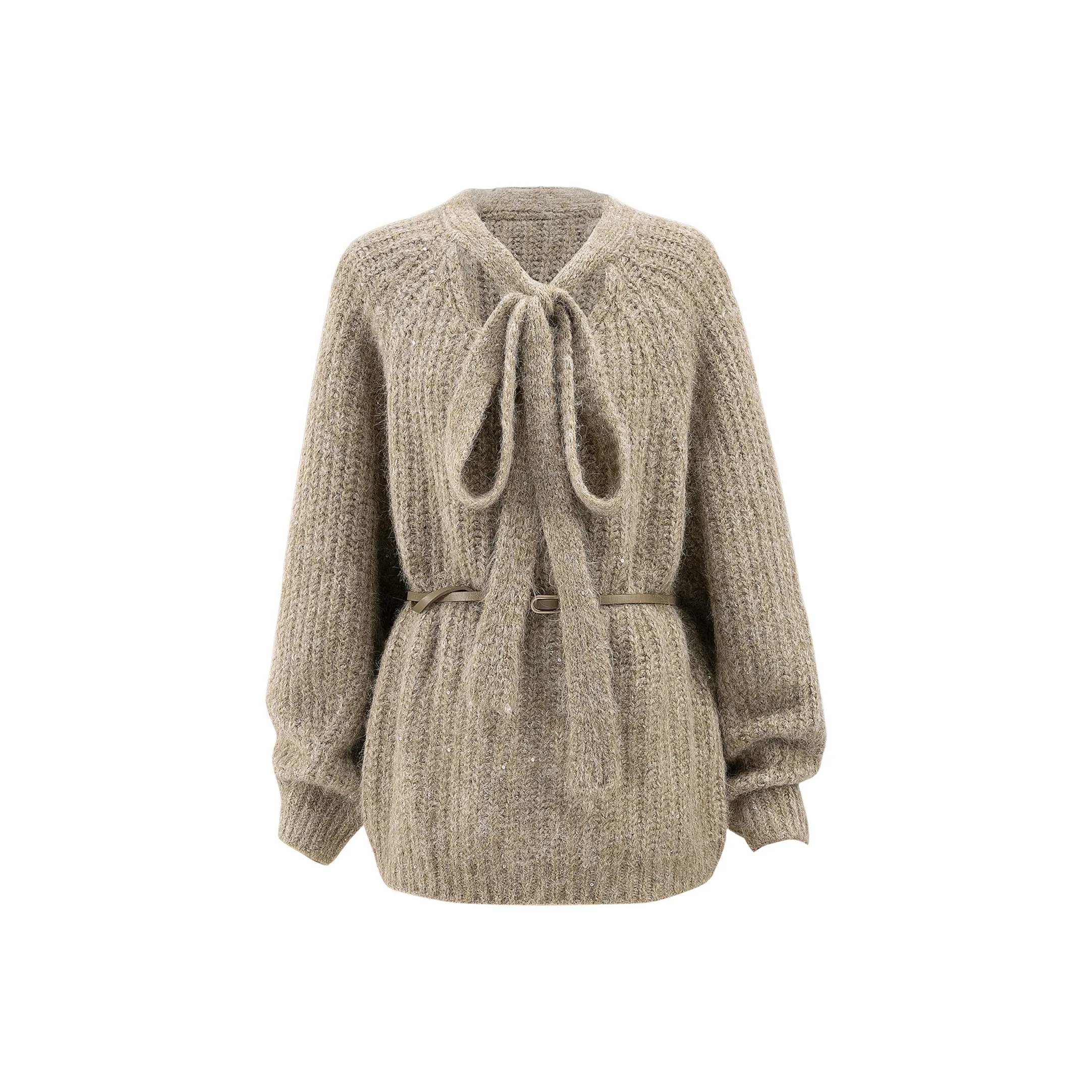 SIBAISHE Верблюжий цвет Женские Свитера