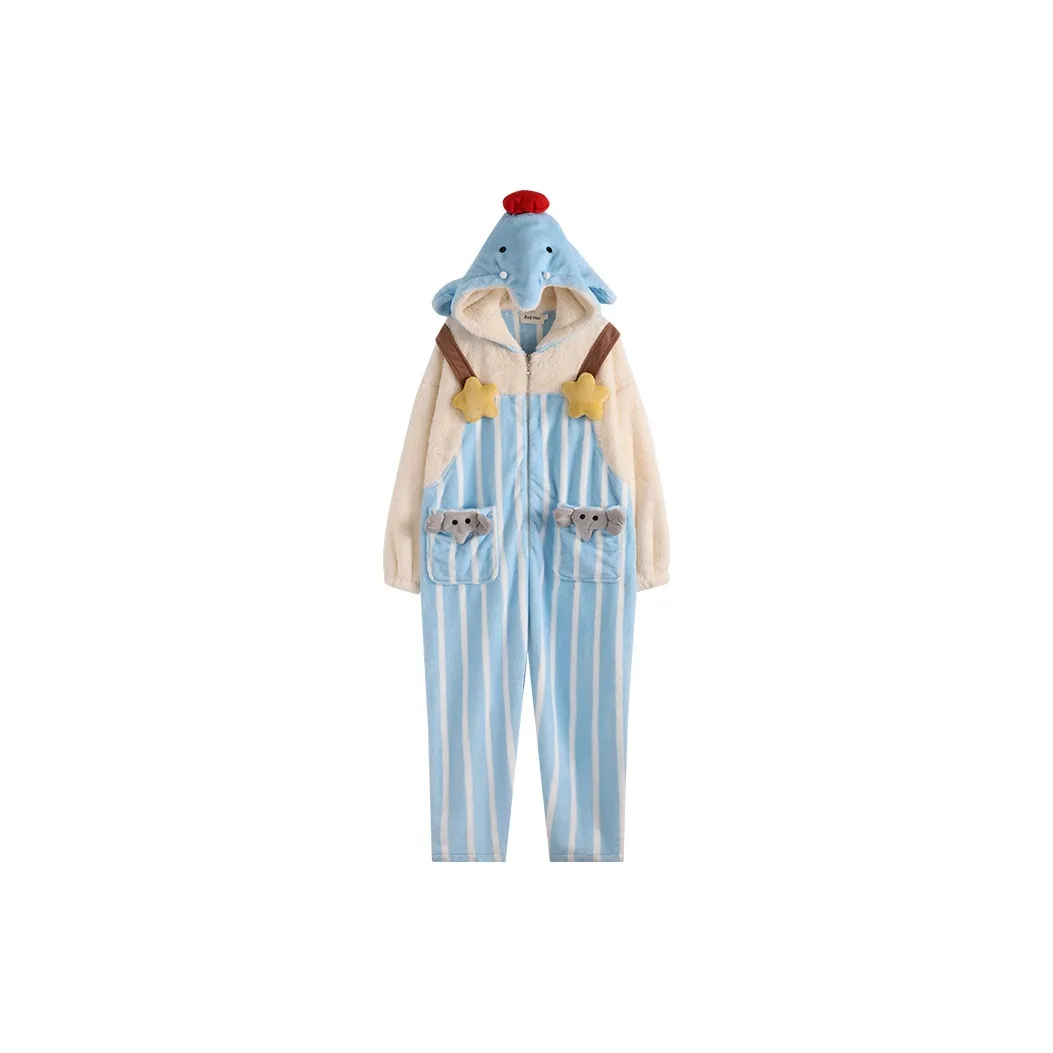 CHATING Комбинезоны One Piece Flanelle Женские Комбинезоны Домашние