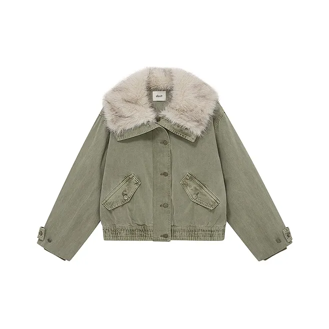 d'zzit Зеленый Женские пуховики