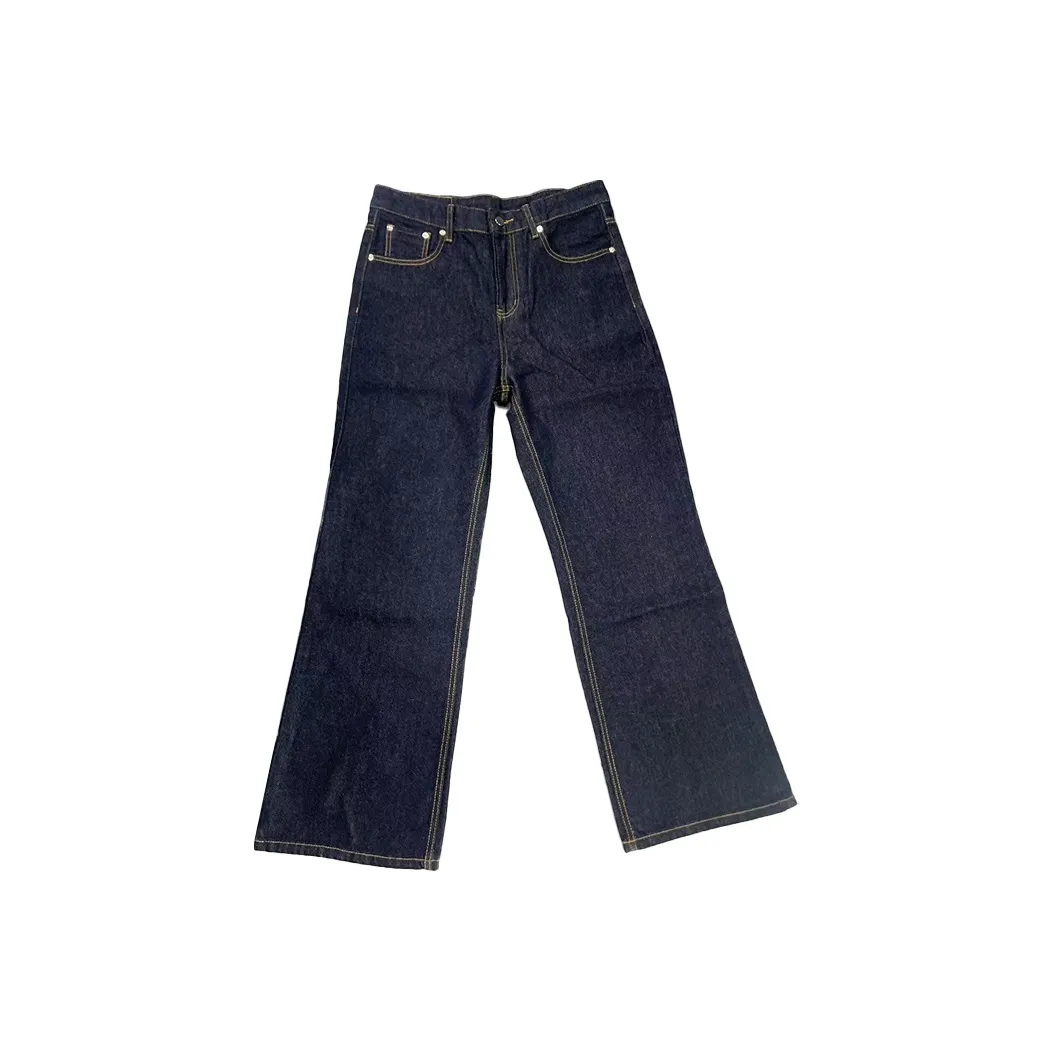 YICHEN Темно-синий [80% хлопок] Унисекс Джинсы