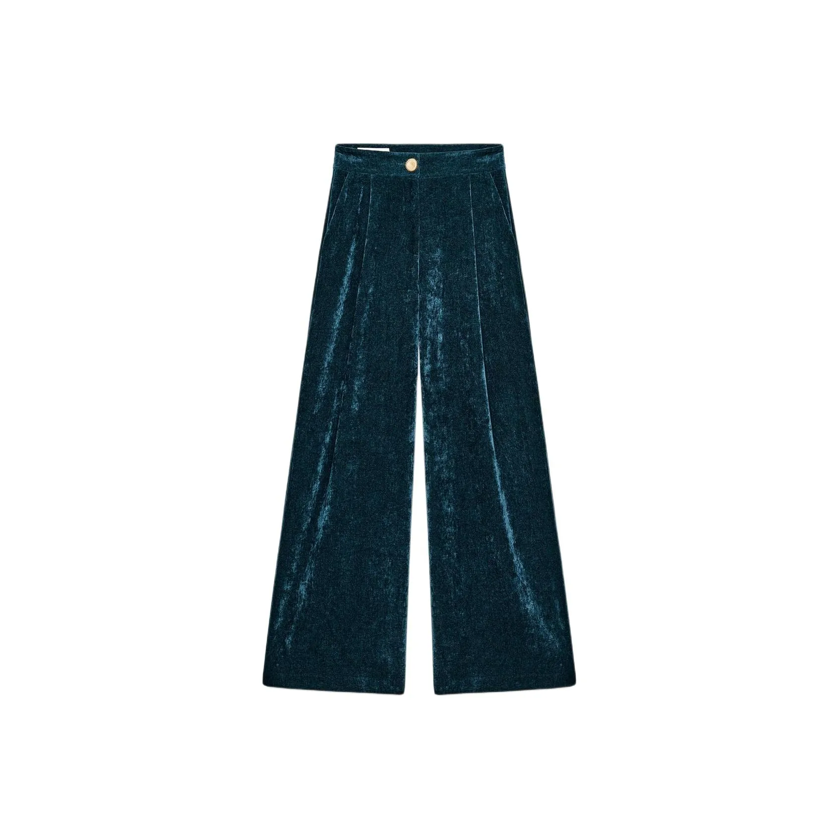 ZARA Collaboration Утино-зеленые Женские Повседневные Брюки