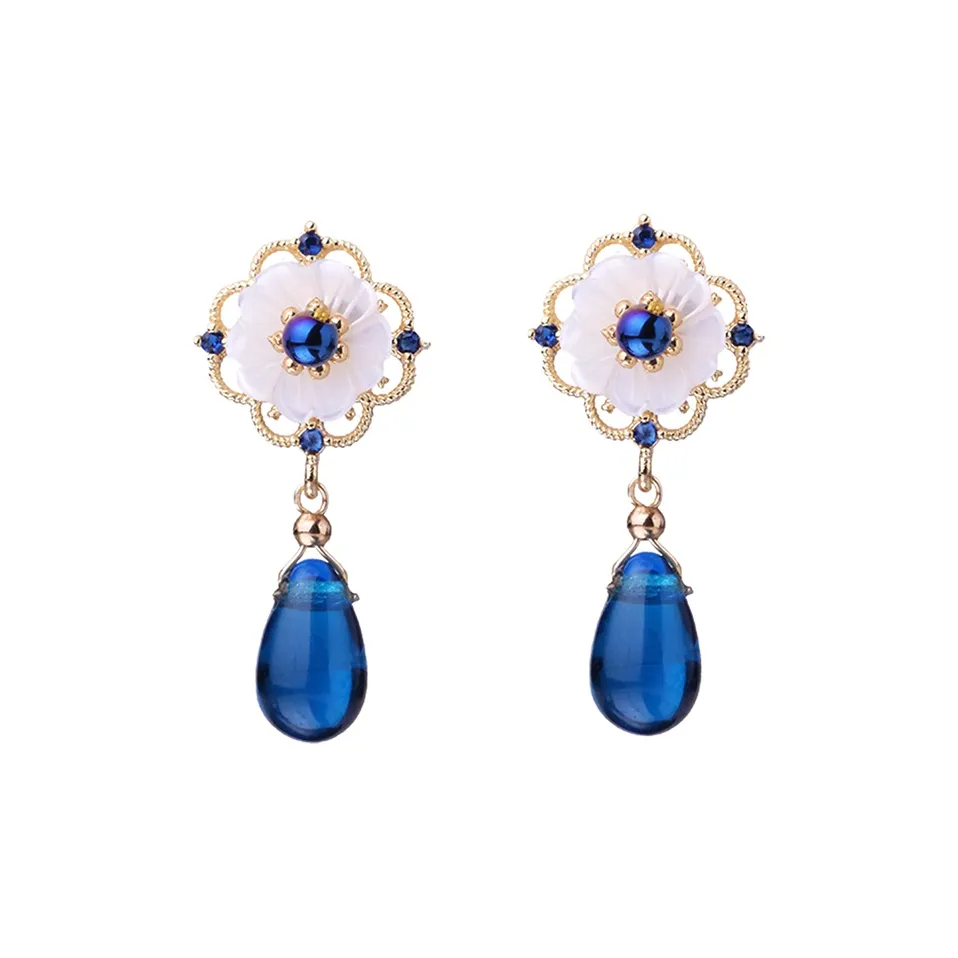 Phoenix Nirvana Серьги-гвоздики с цветной глазурью Женские