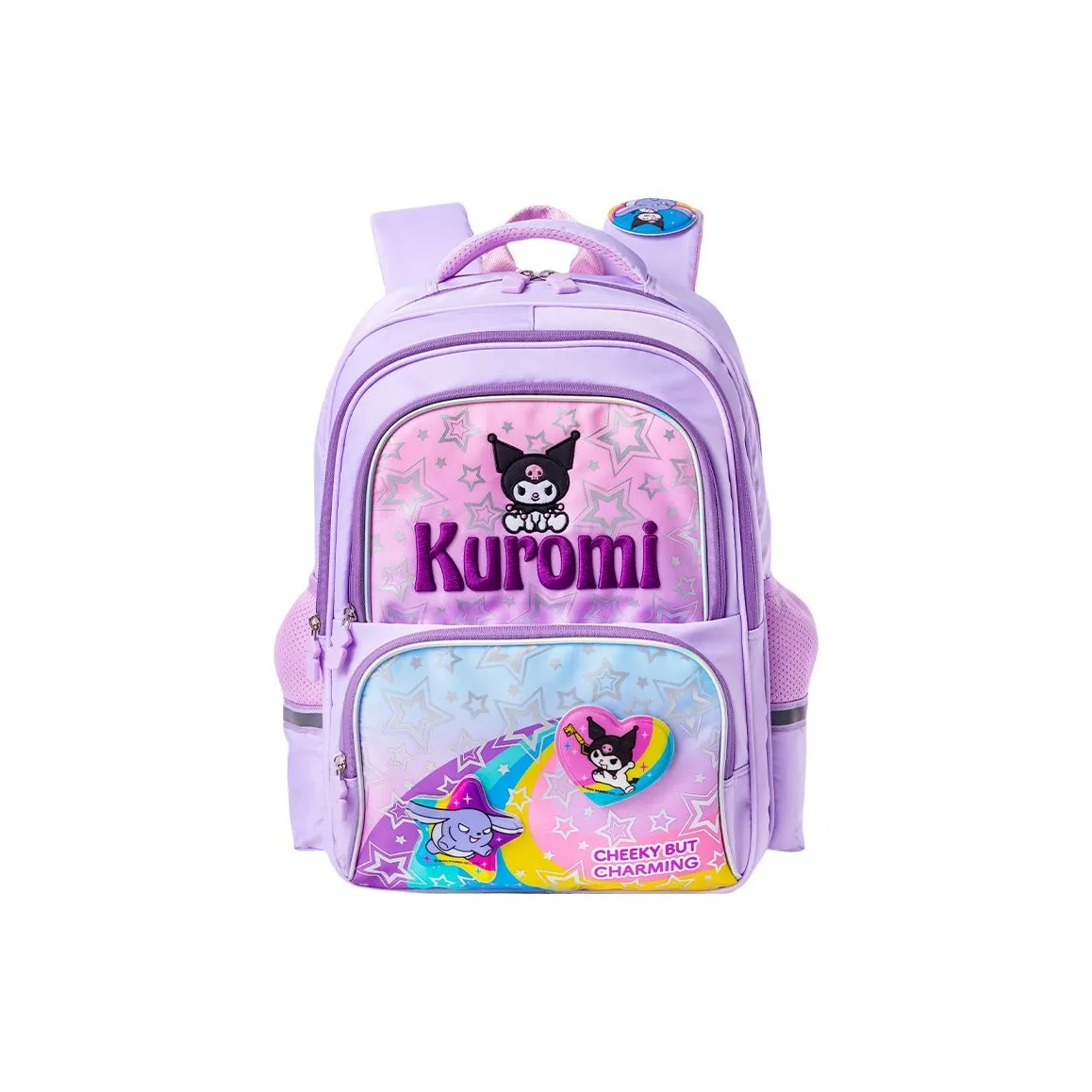 One Positive ×Sanrio Collaboration Kulomi Полиэстер Студенческая Сумка Детская Фиолетовая