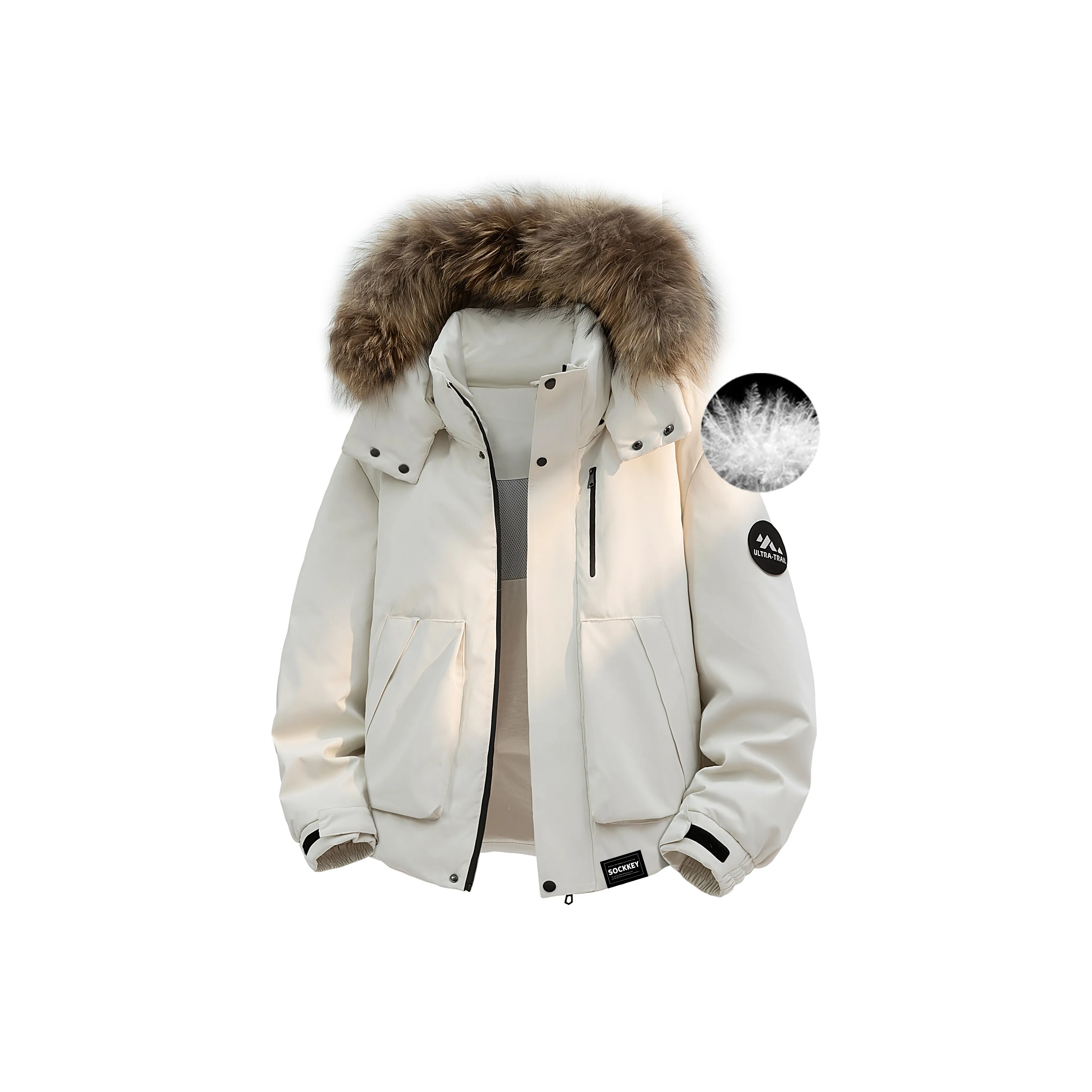 SOCKKEY Down Jacket Coat Unisex