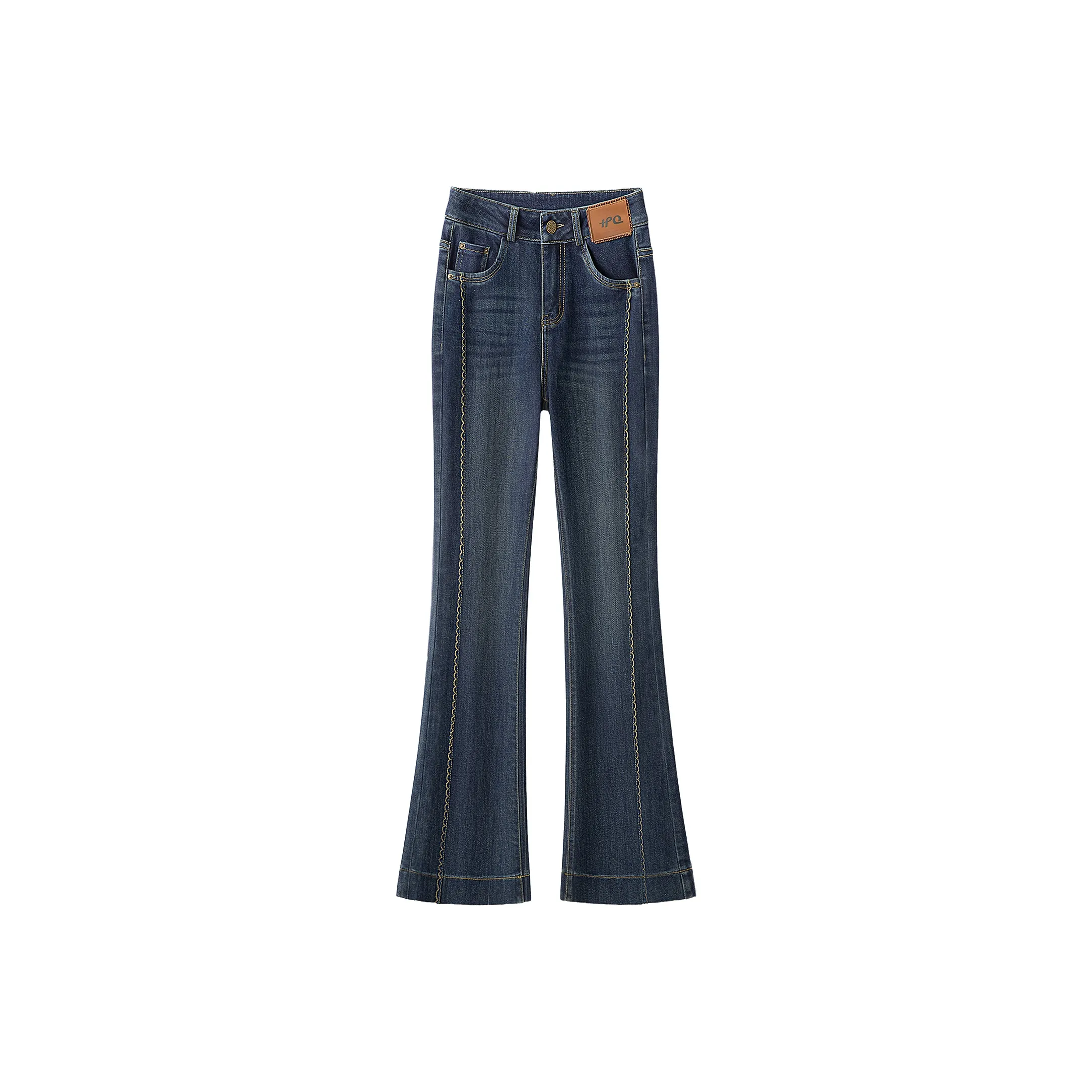 SIBAISHE Темно-синий женский джинсы