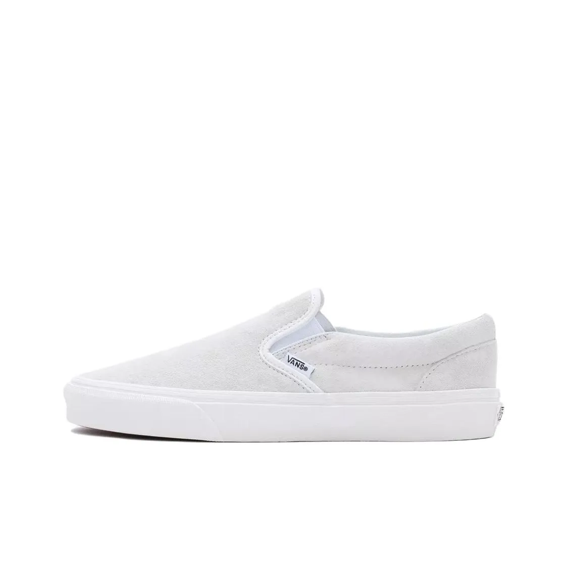 VANS Slip On Аbrasion Resistant Низкие Кроссовки для скейтбординга Унисекс Белые