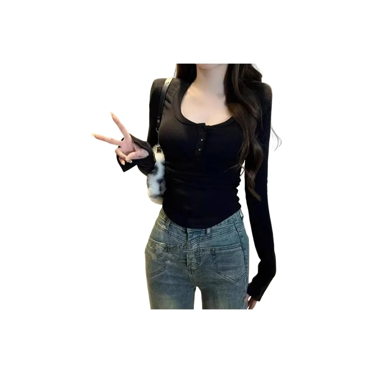 SIXUSICHOU Стандартная T-рубашка Женская