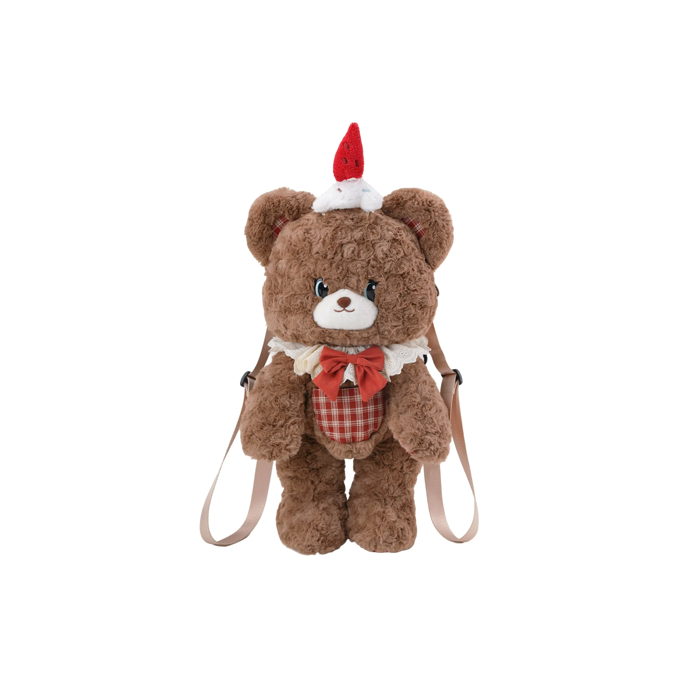 Holding Bamboo Полиэстер Рюкзак Большой Женские Коричневый