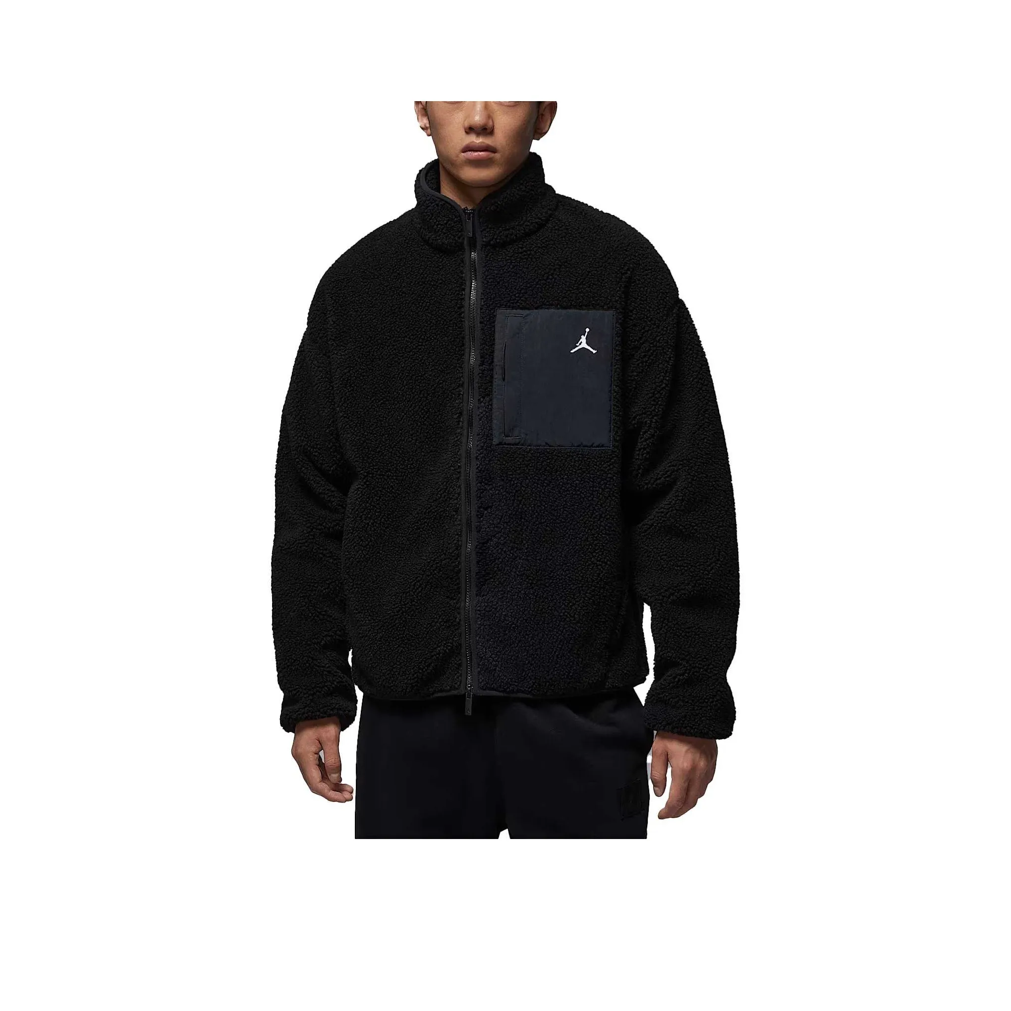 Jordan Flight Черный Белый Мужские Куртки