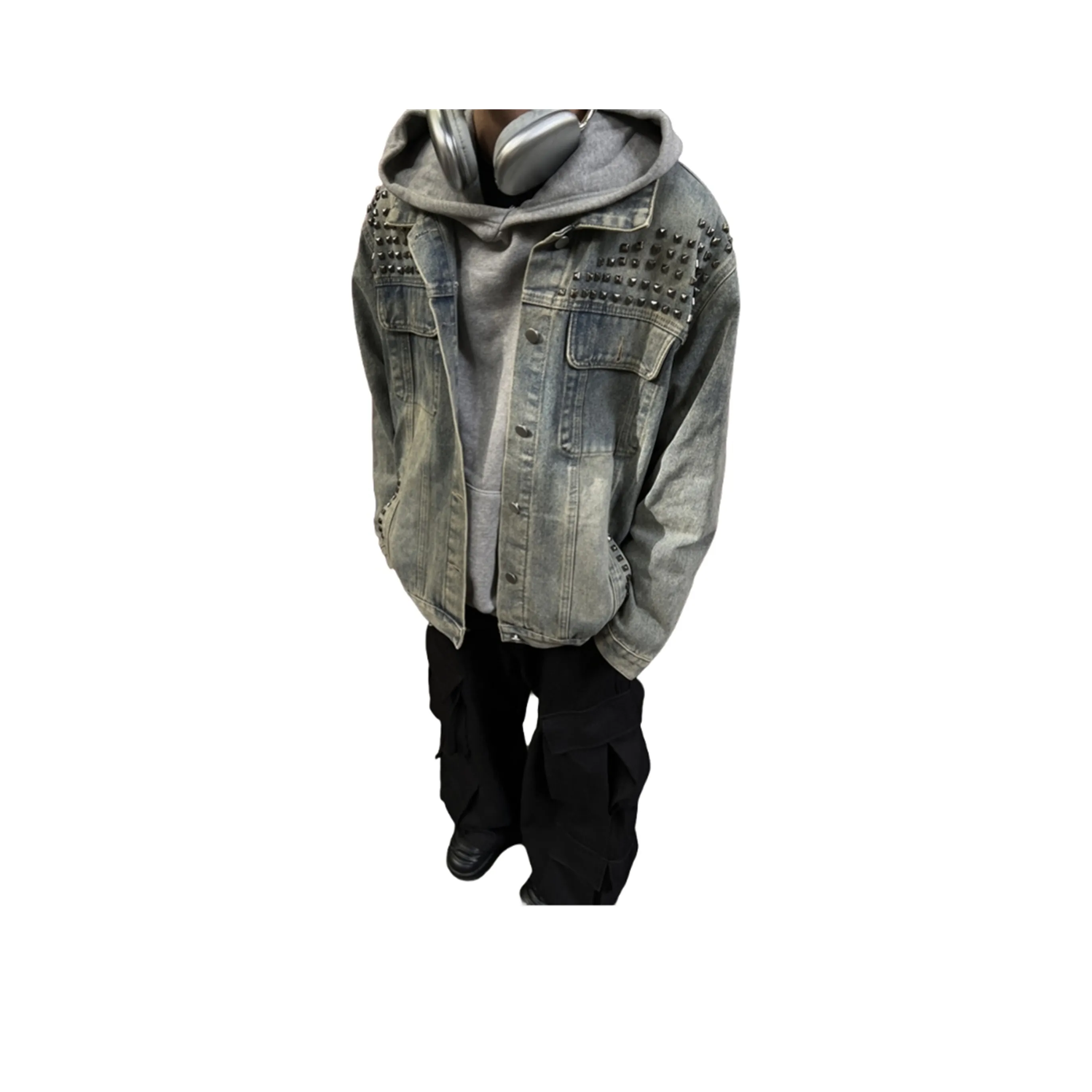 FA2LO Синий Унисекс Джинсовые куртки