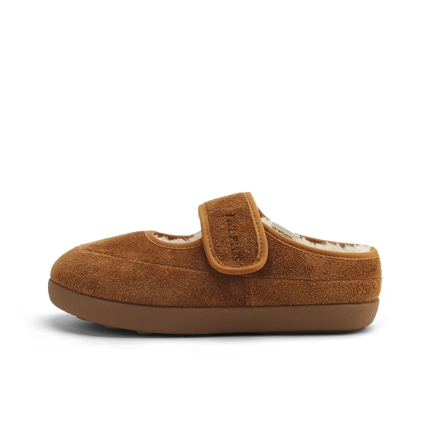 FIVE PLUS Резиновая подошва ворсистый противоскользящий устойчивый к истиранию тихие домашние тапочки для женщин