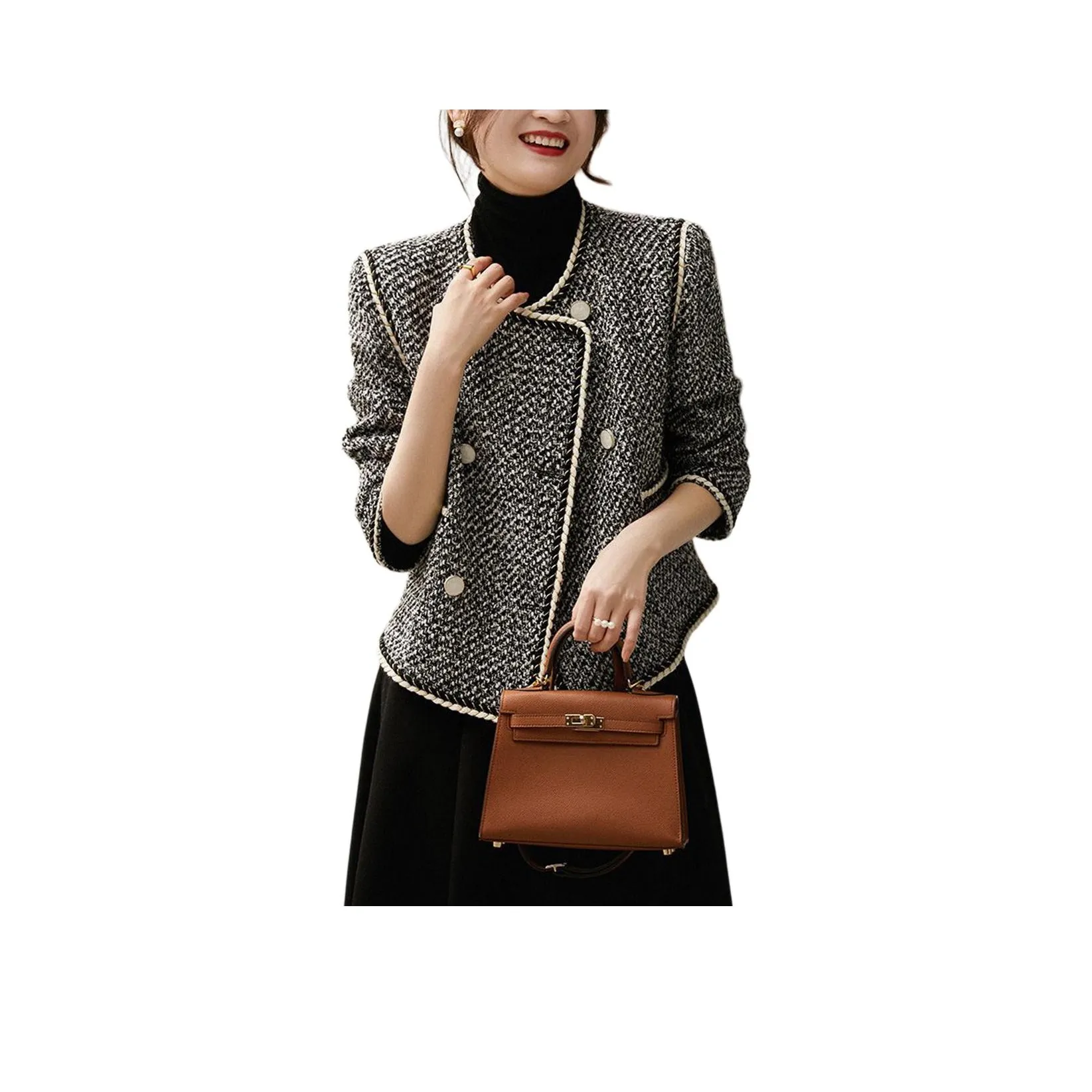 LADYXIEXIE Cropped Coat Women's