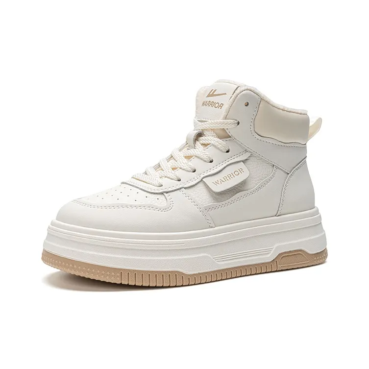 Warrior Скейтборд Кроссовки Высокие Белые Женские