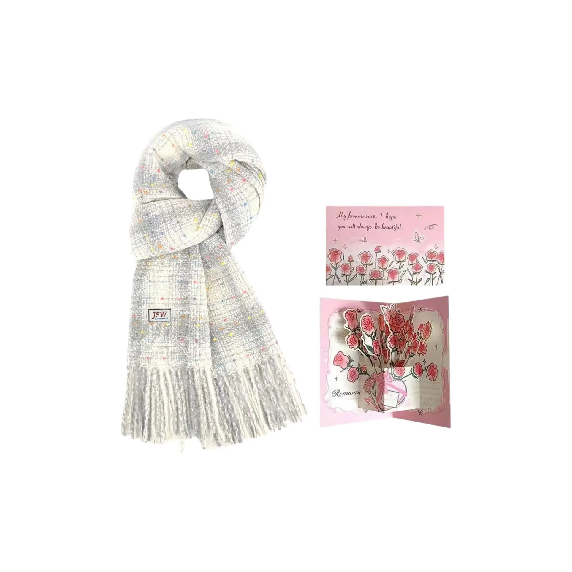 JEANSWEST Полиэстер Трикотаж Шарфы Унисекс