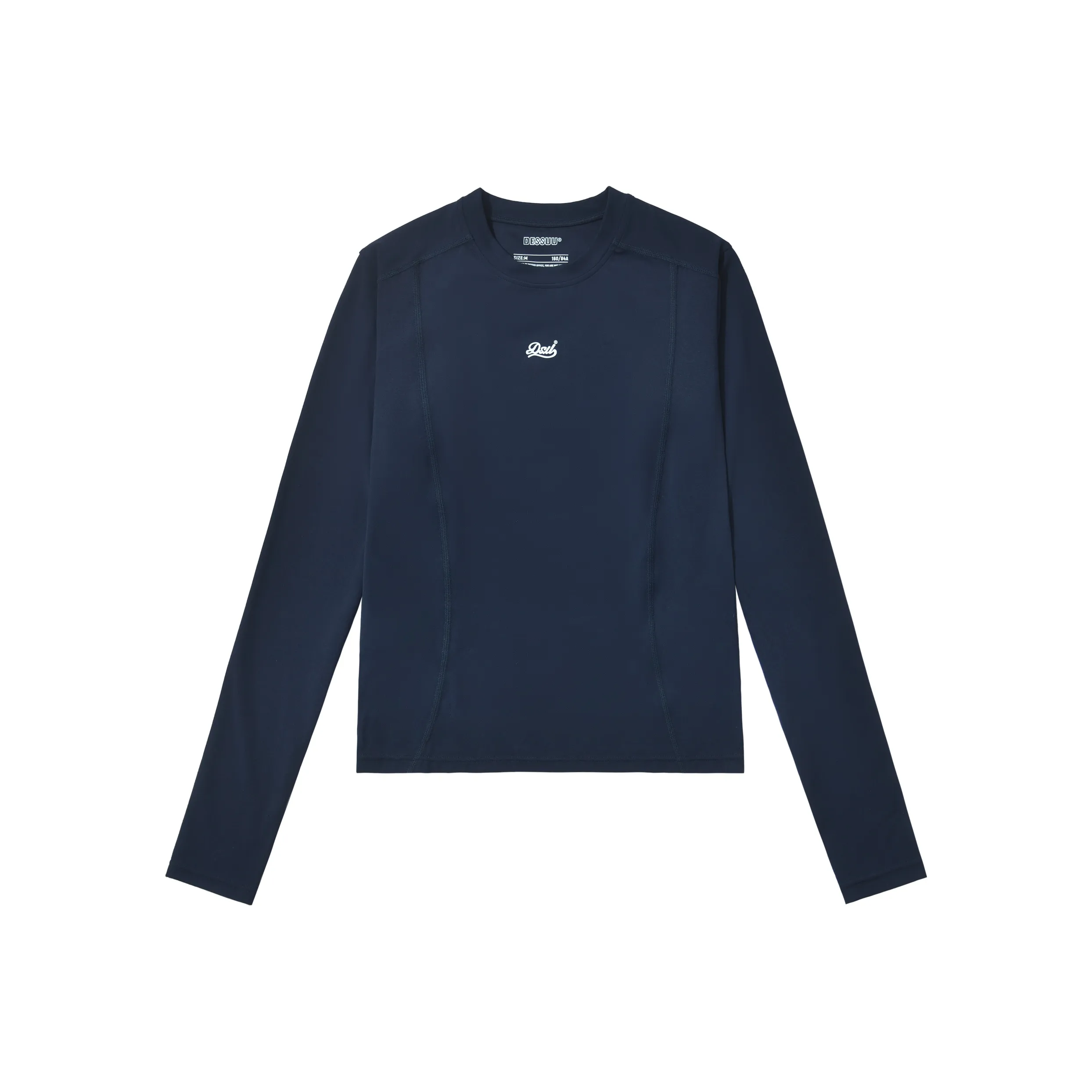 DSU Длинный рукав Т-рубашка Темно-синий