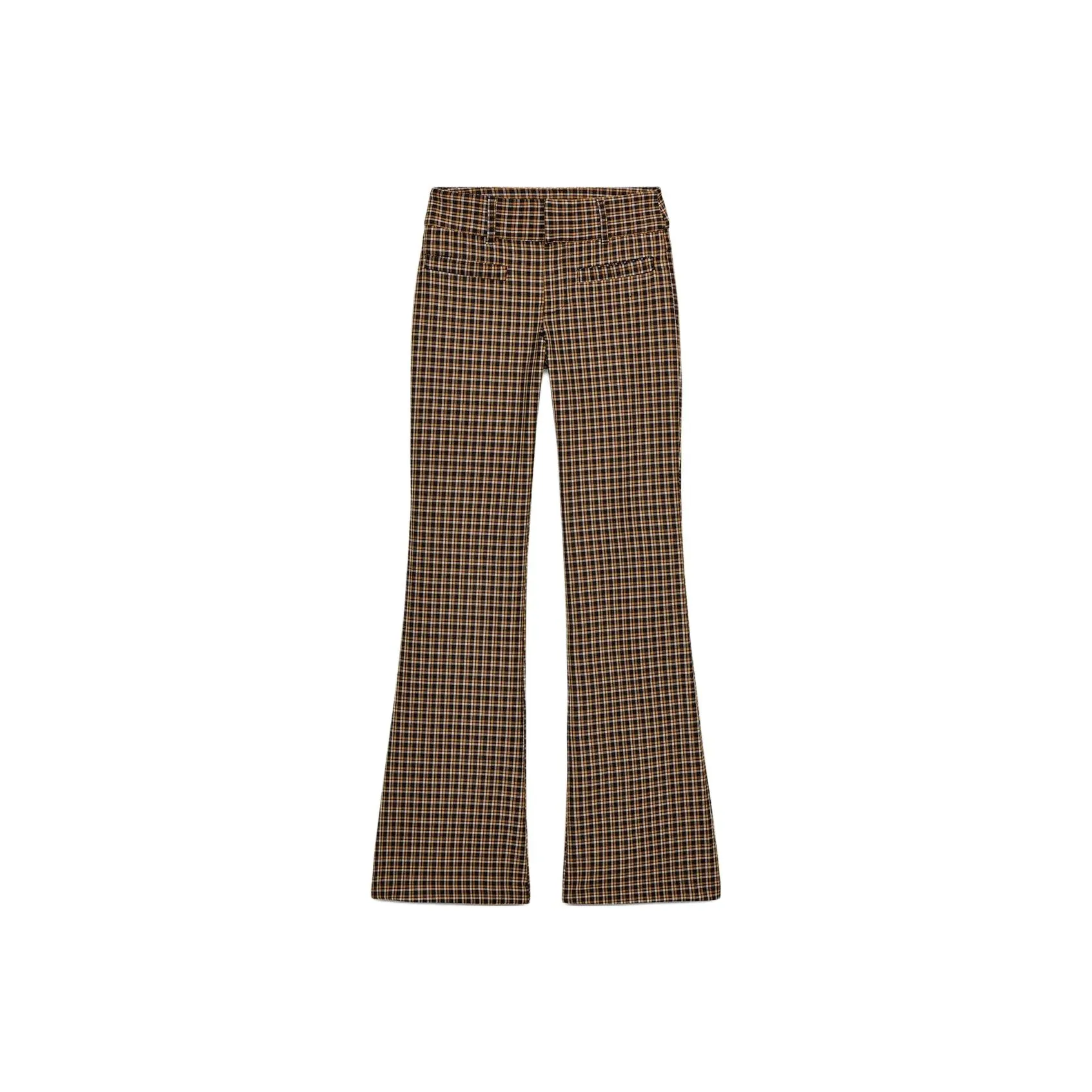 ZARA Collaboration Коричневые Женские Повседневные Брюки