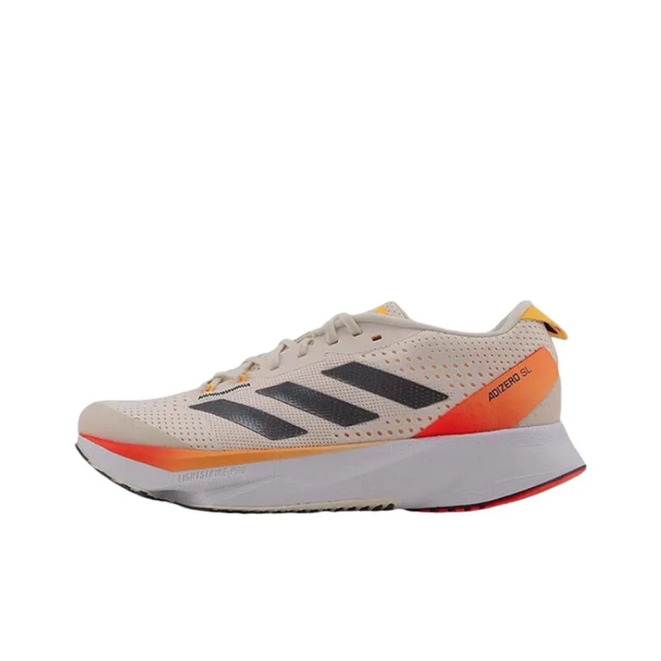 Adidas Adizero SL Slip-resistant Abrasion-resistant Low Top Training для бега на длинные дистанции Обувь Женская Orange
