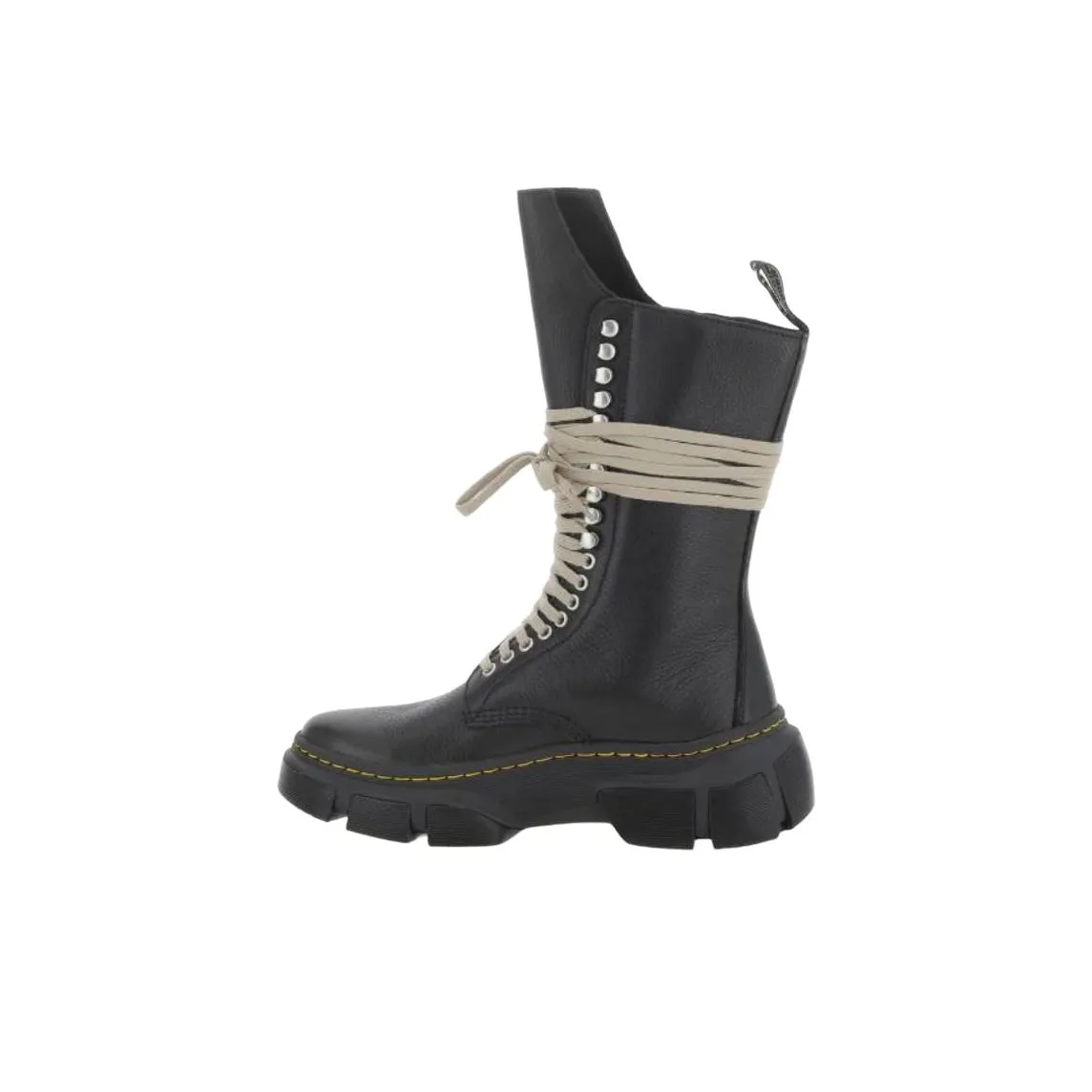 RICK OWENS Martin Boots Men Black