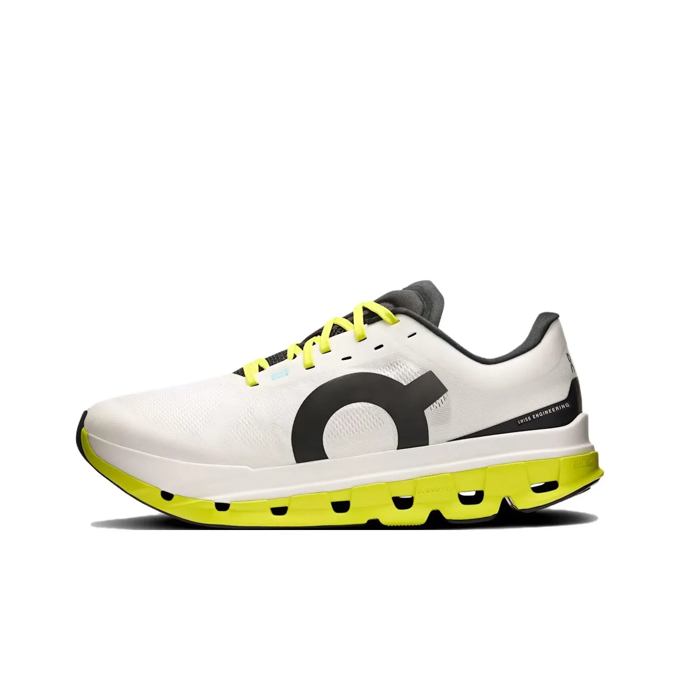 On Cloudflow 5 Low Топ Повседневные Беговые Кроссовки Мужские Белый Желтый