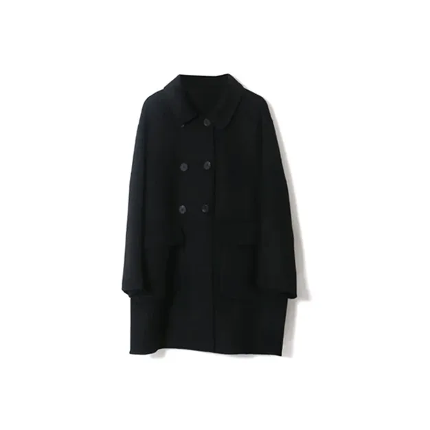 POWXV Черное Женское Пальто