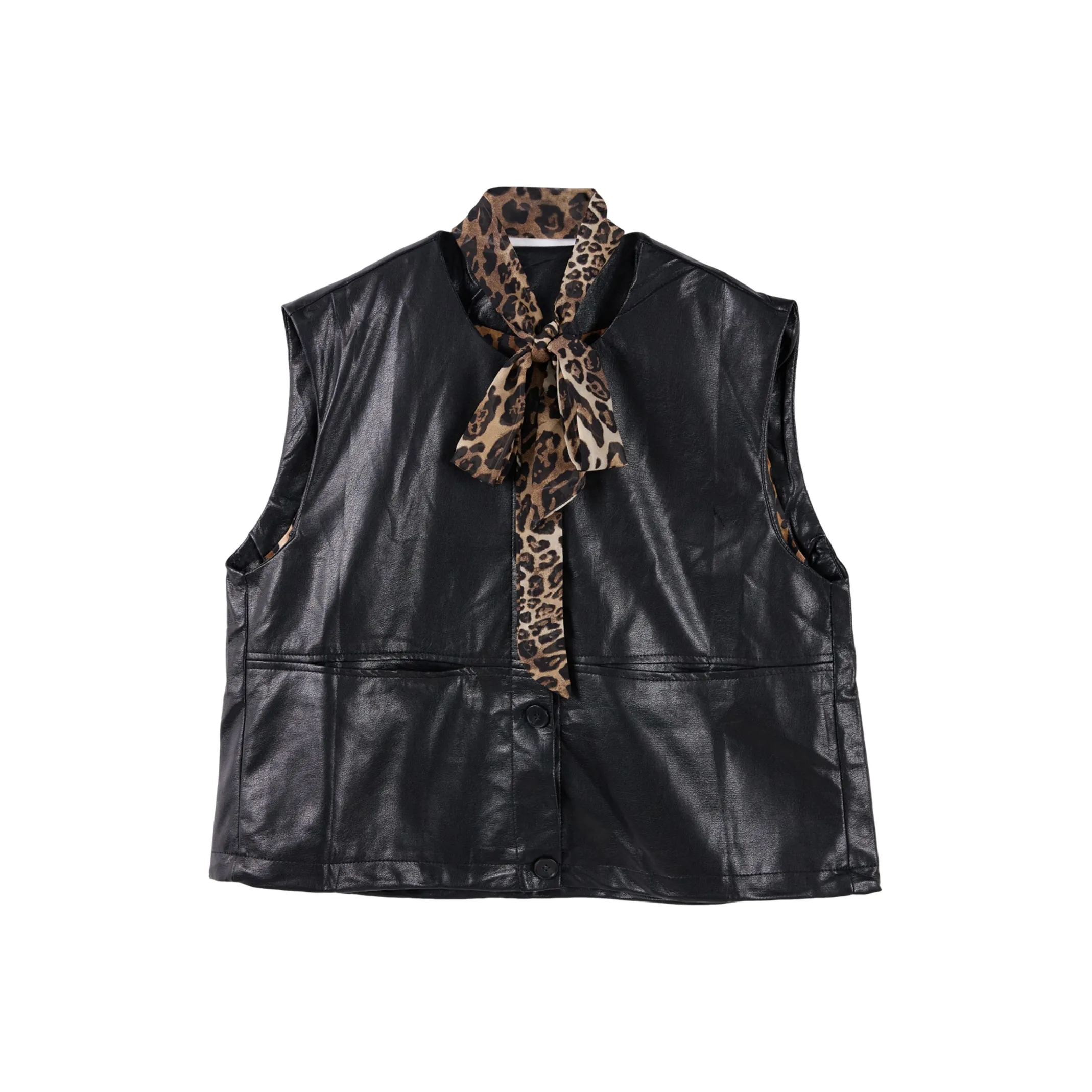 SIBAISHE Черные Женские Жилеты