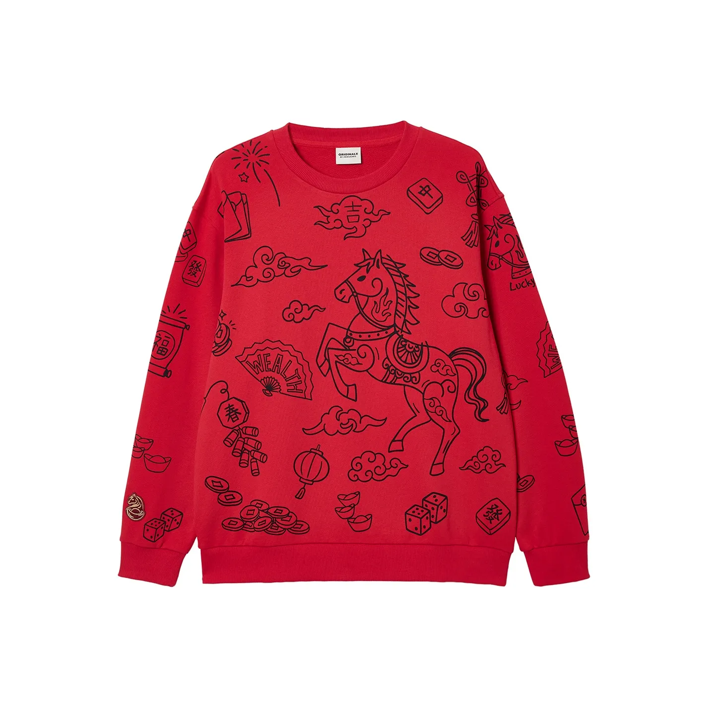 JACK JONES· Horse Year CNY Collection Свитшот Мужской