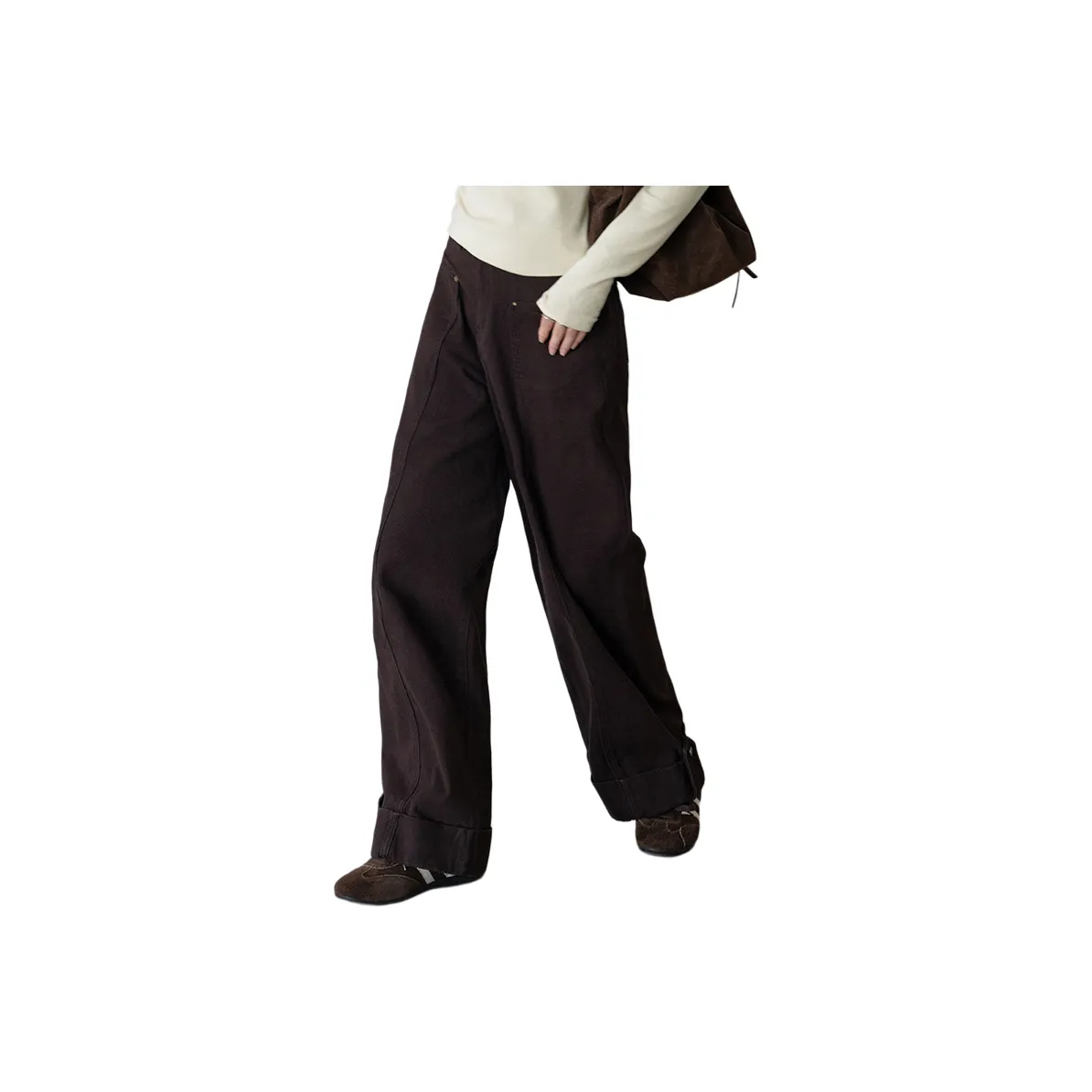 CPYT Коричневый Женские Джинсы