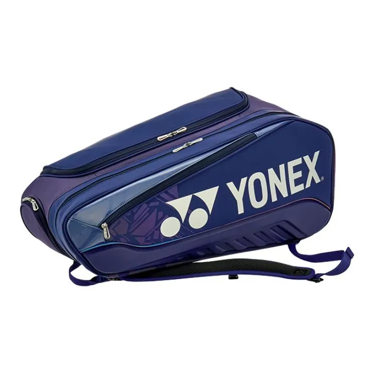 YONEX Штучная кожа с текстильной спортзал сумка стандартная унисекс темно-синий