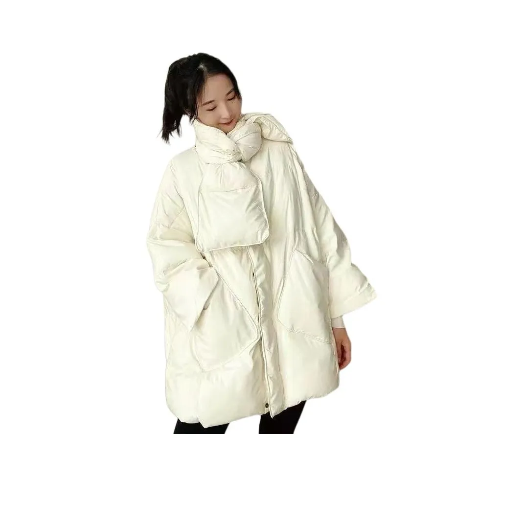 GUOZHEN Белый Женский пуховик