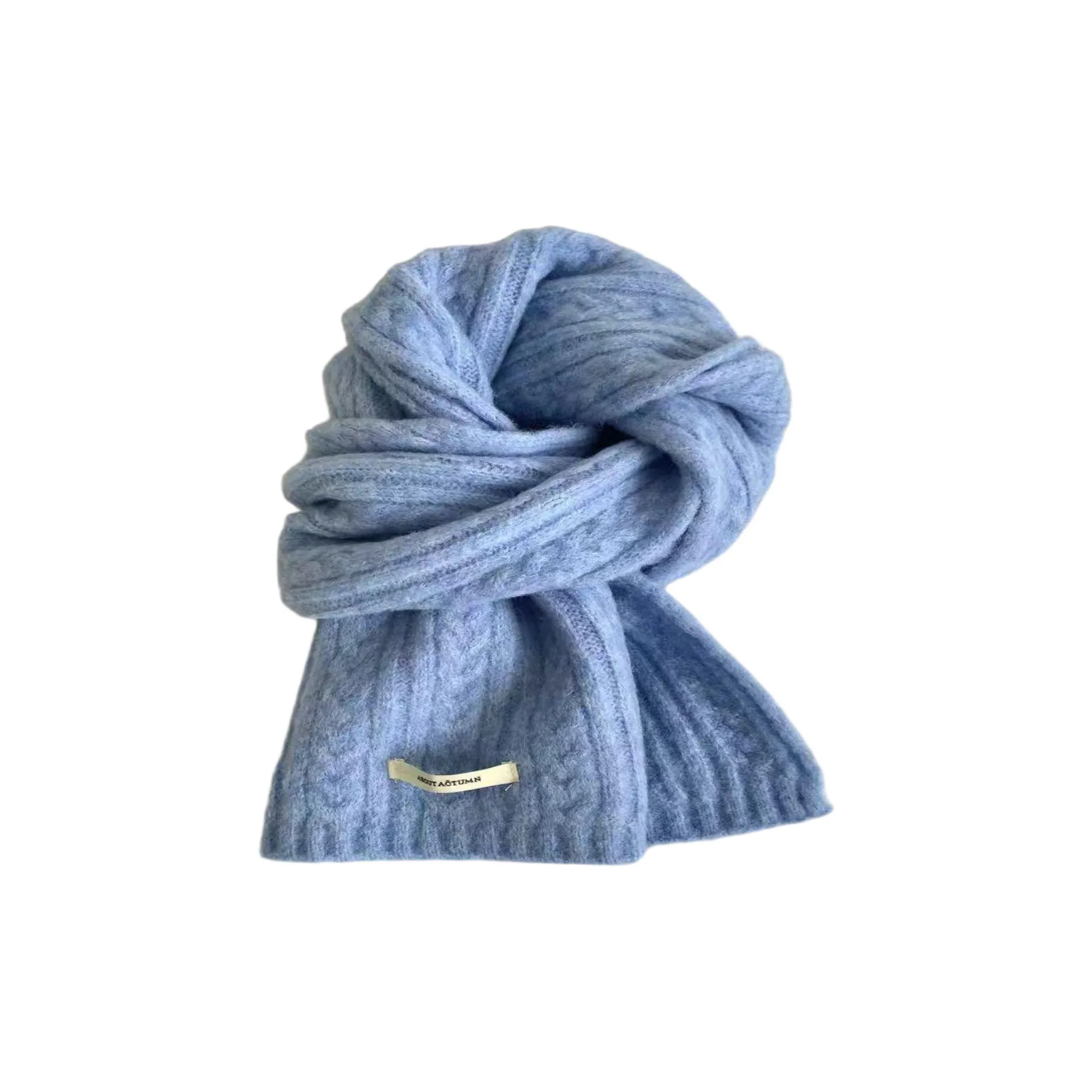 CANEXT Смесовая шерсть Трикотажная ткань Шарф Зимний Корейский стиль Мягкий And Универсальный Термический Осенний и Зимний Шарф DIY Игрушки