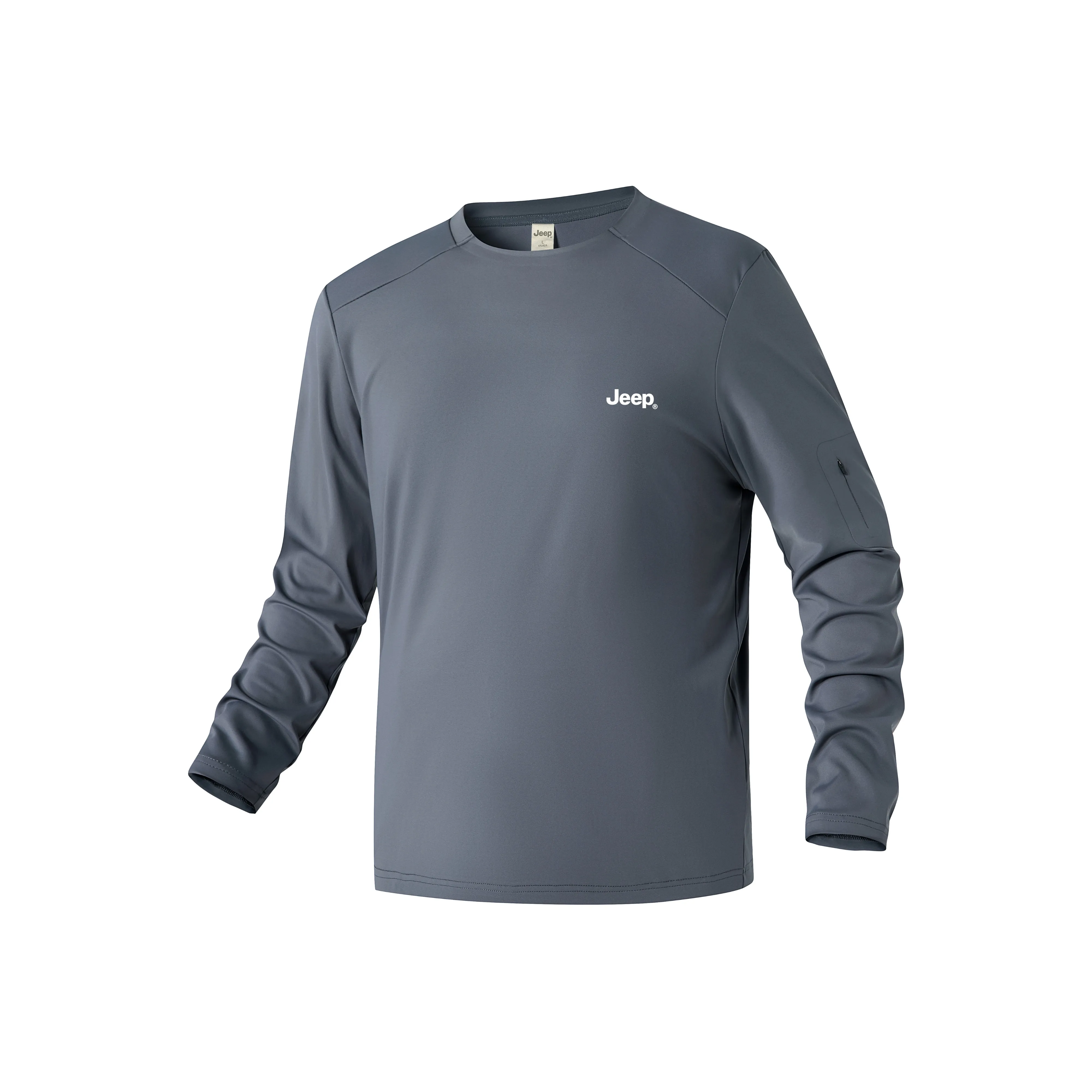 Jeep Повседневная Длинная Рубашка с Длинными Рукавами Унисекс