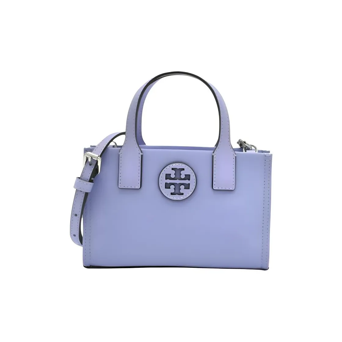 TORY BURCH Ella Satin Nylon Tote Bag Shoulder Bag Crossbody Bag Mini Unisex Purple TORY BURCH Ella Сатин Нейлон Сумка-тоут Сумка через плечо Сумка на плечо Мини Унисекс Фиолетовый