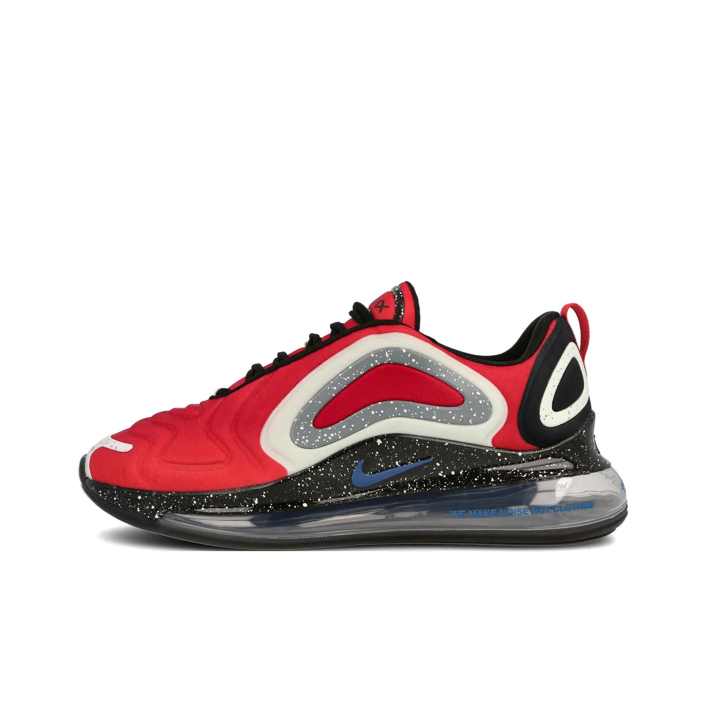 Nike Air Max 720 Дышащий Низкий Топ Air Cushion Беговые Кроссовки Унисекс Красный