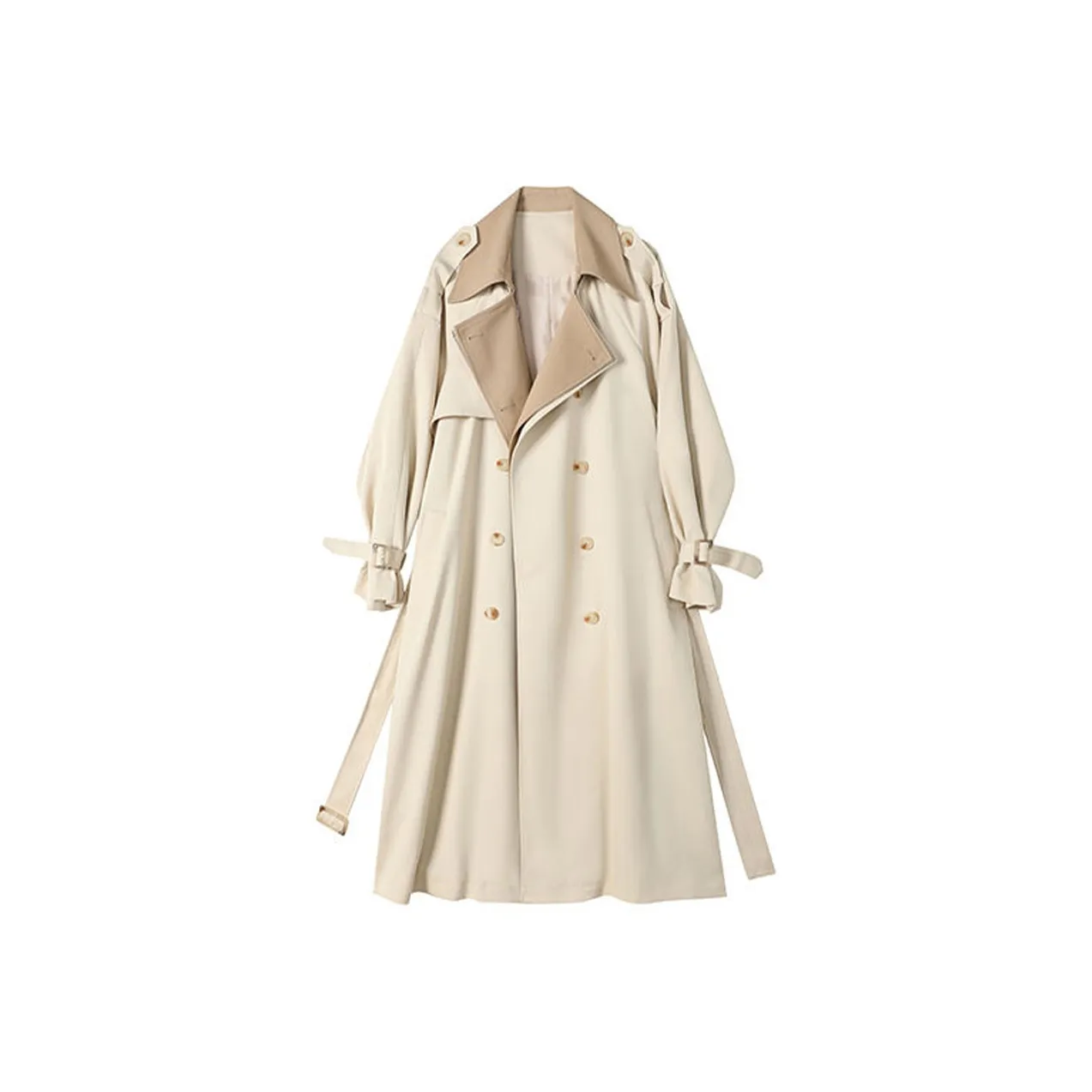 SOIE Бежевый Женский Тренч