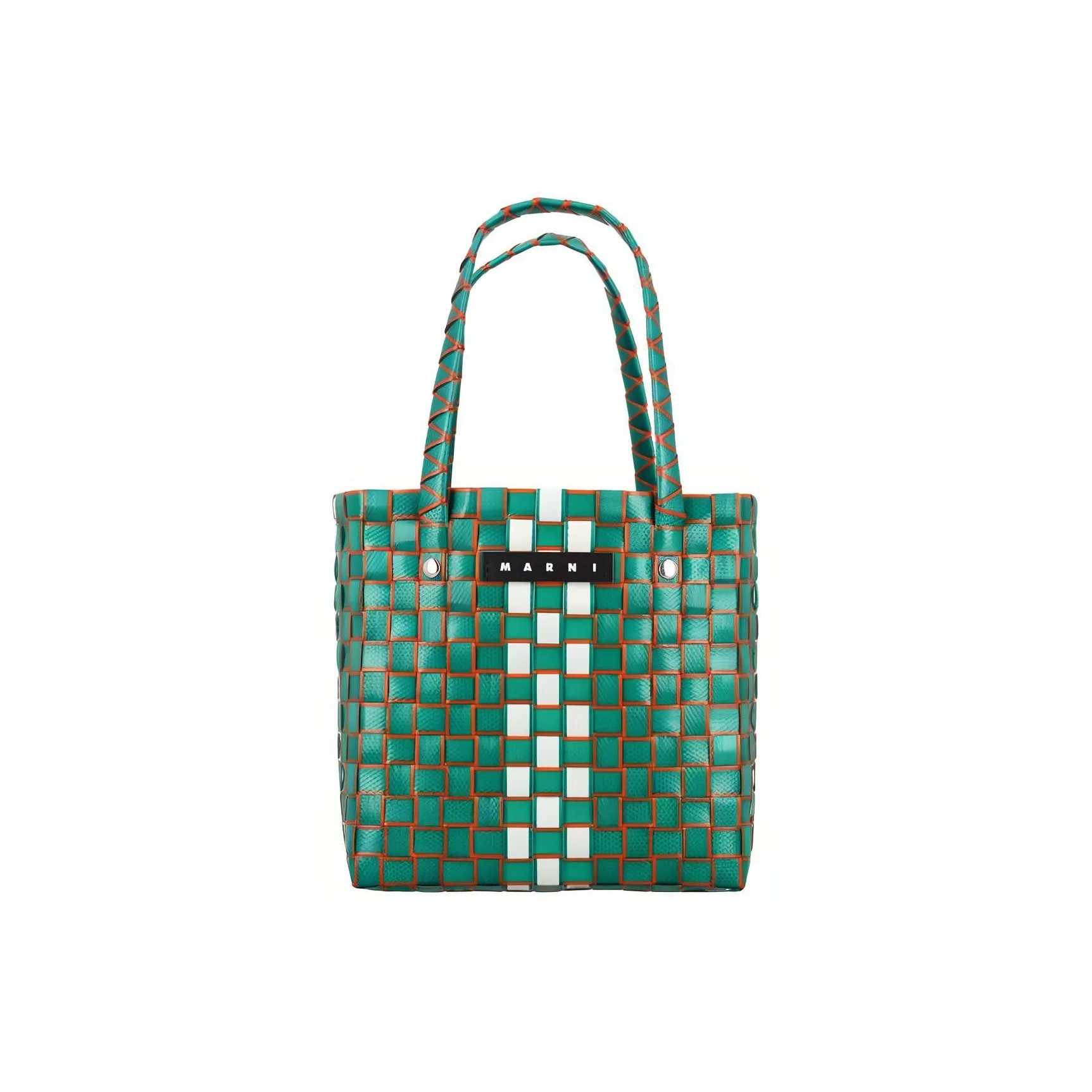 MARNI Полипропиленовая Сумка с одним плечевым ремнем стандартная зеленая