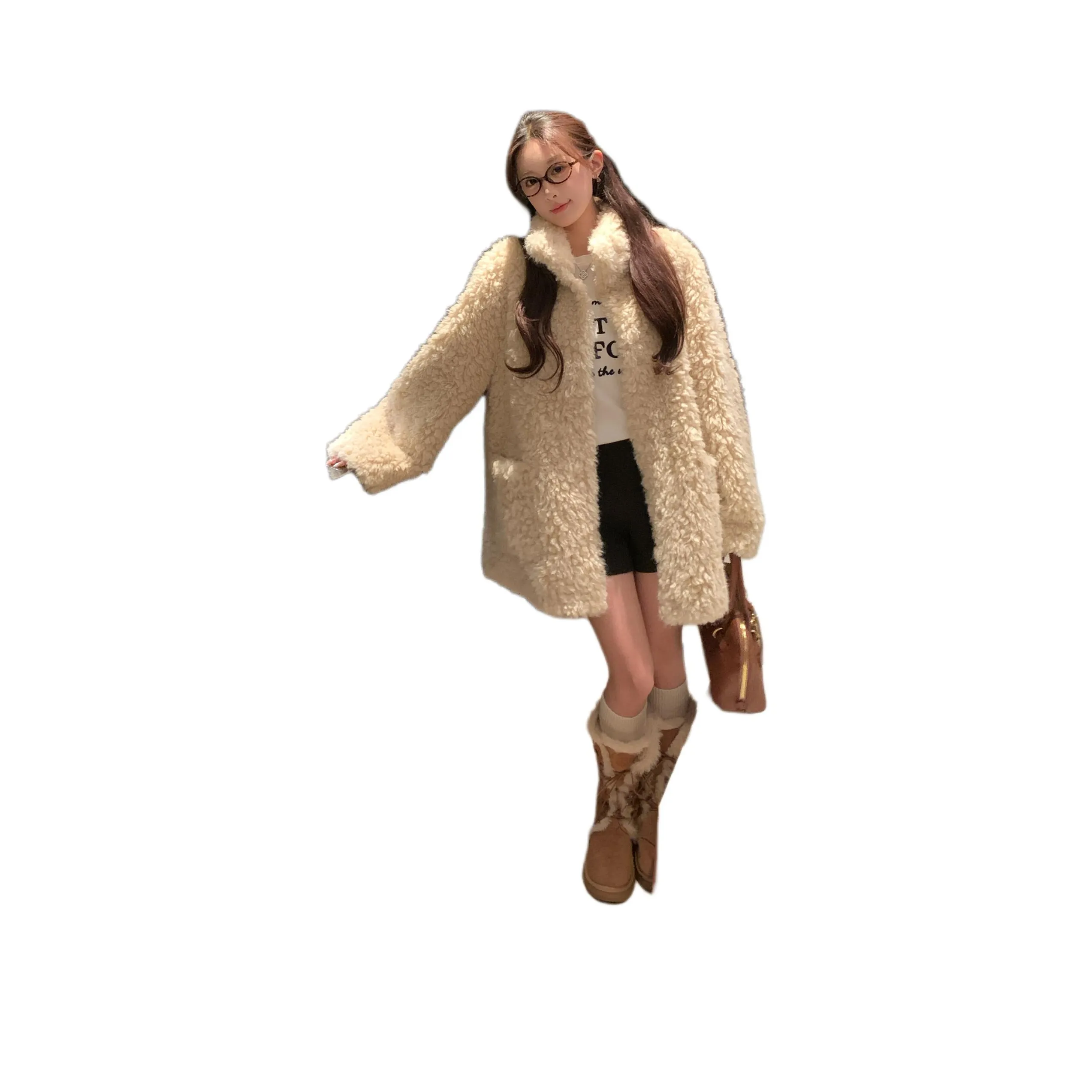 Summer Hooray Абрикос Женские Меховые изделия