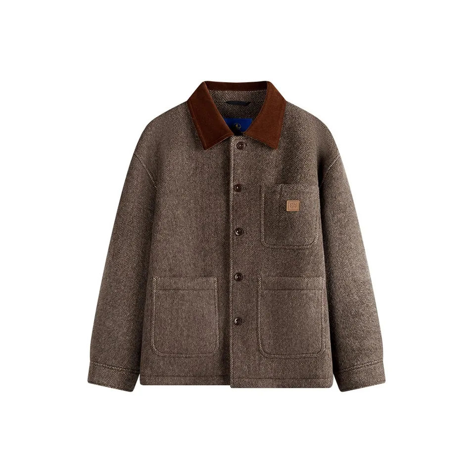 NAVIGARE Оливково-зеленый Кофе Мужские Куртки