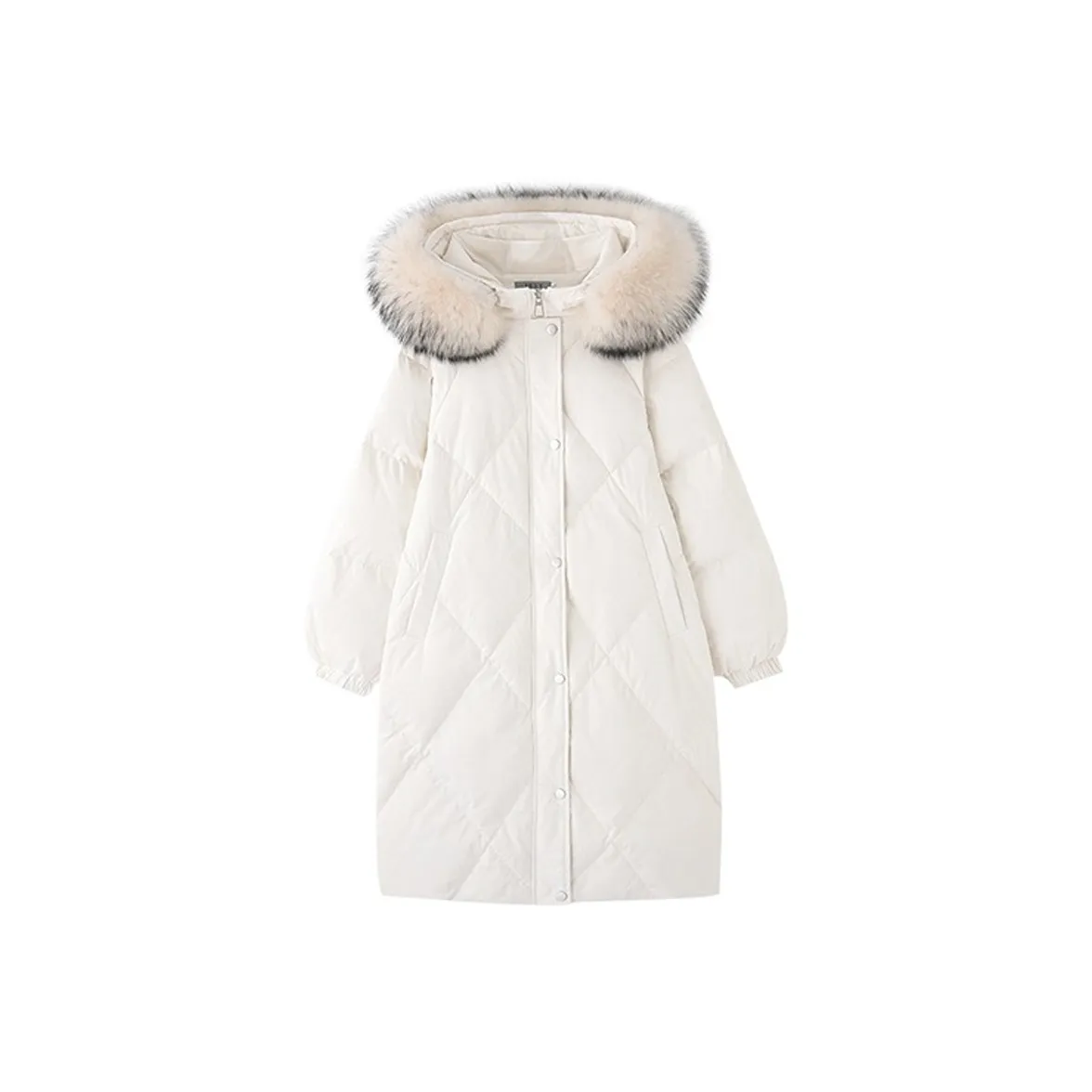 AFGGD Белый Женские пуховики