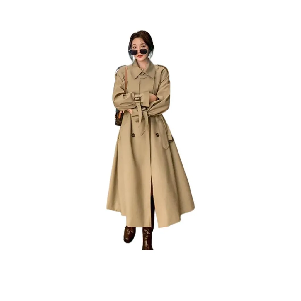 GOSO Khaki Женская тренч-куртка