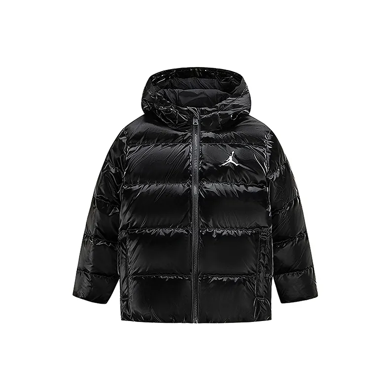 Джордан Глубокий Черный Kids Пуховики