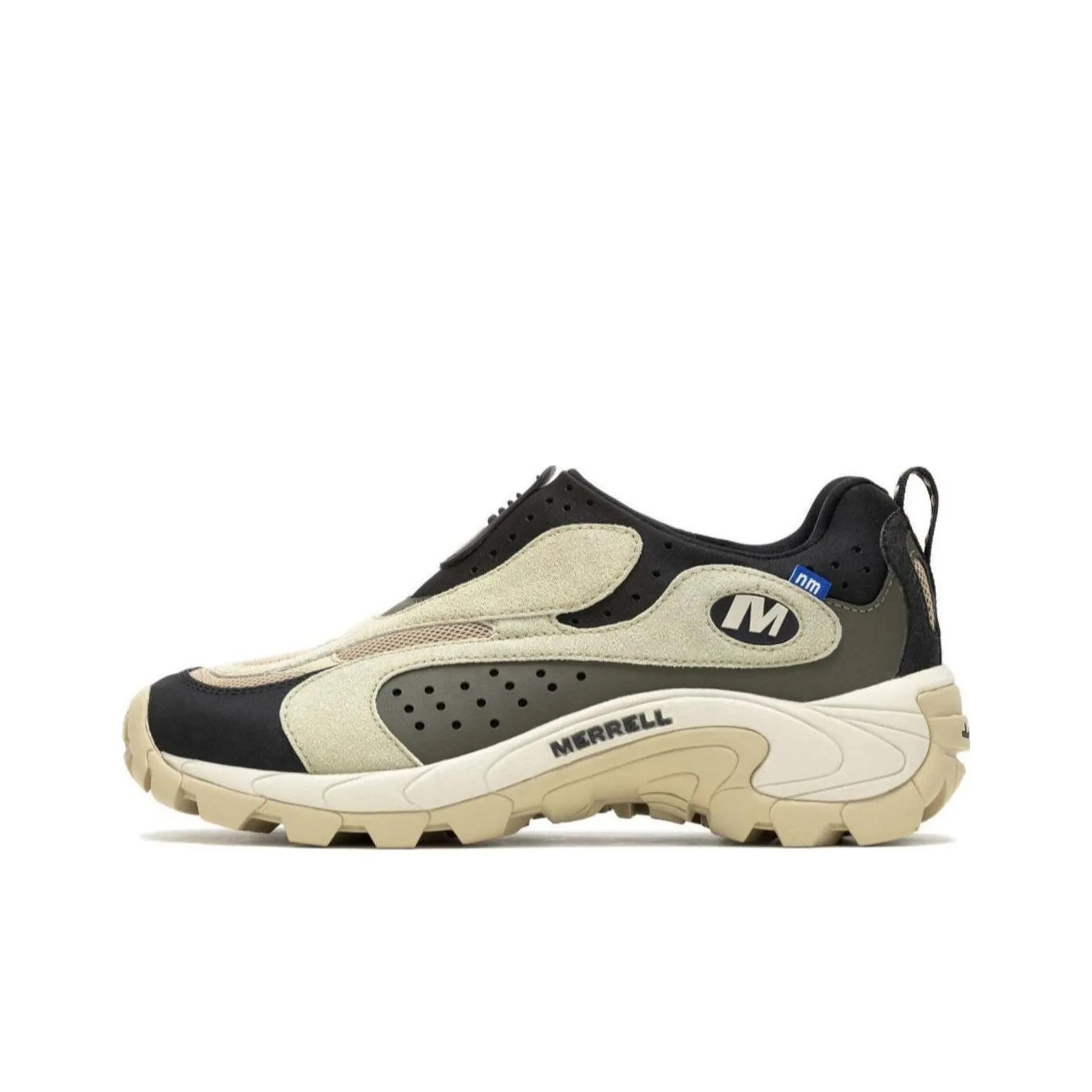 Nicole McLaughlin x MERRELL 1TRL MAC Slip-Resistant Low Top Streetwear Men's Beige Black -> Nicole McLaughlin x MERRELL 1TRL MAC противоскользящий низкий топ уличная обувь мужская бежевый черный