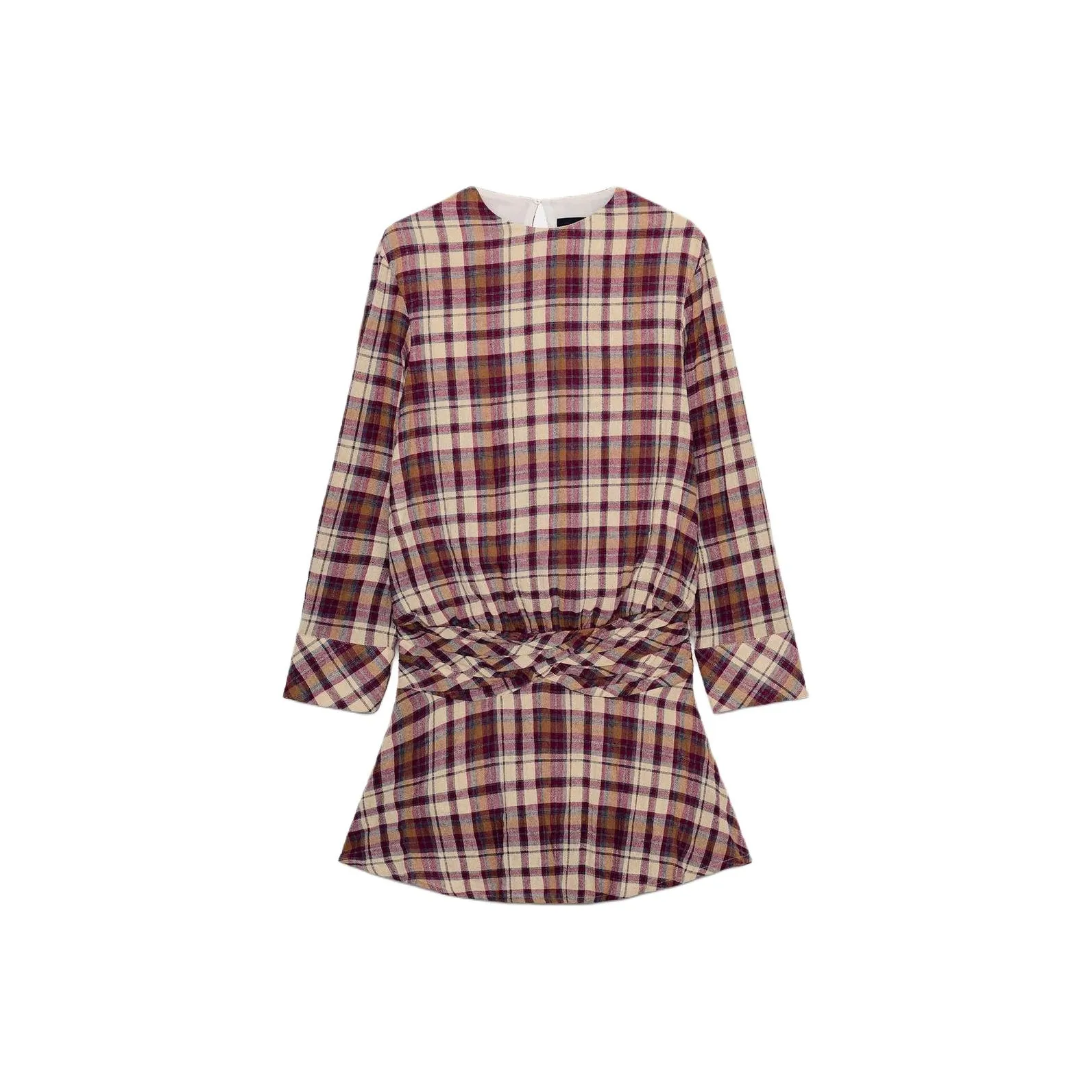 ZARA Длинное платье с длинными рукавами женское