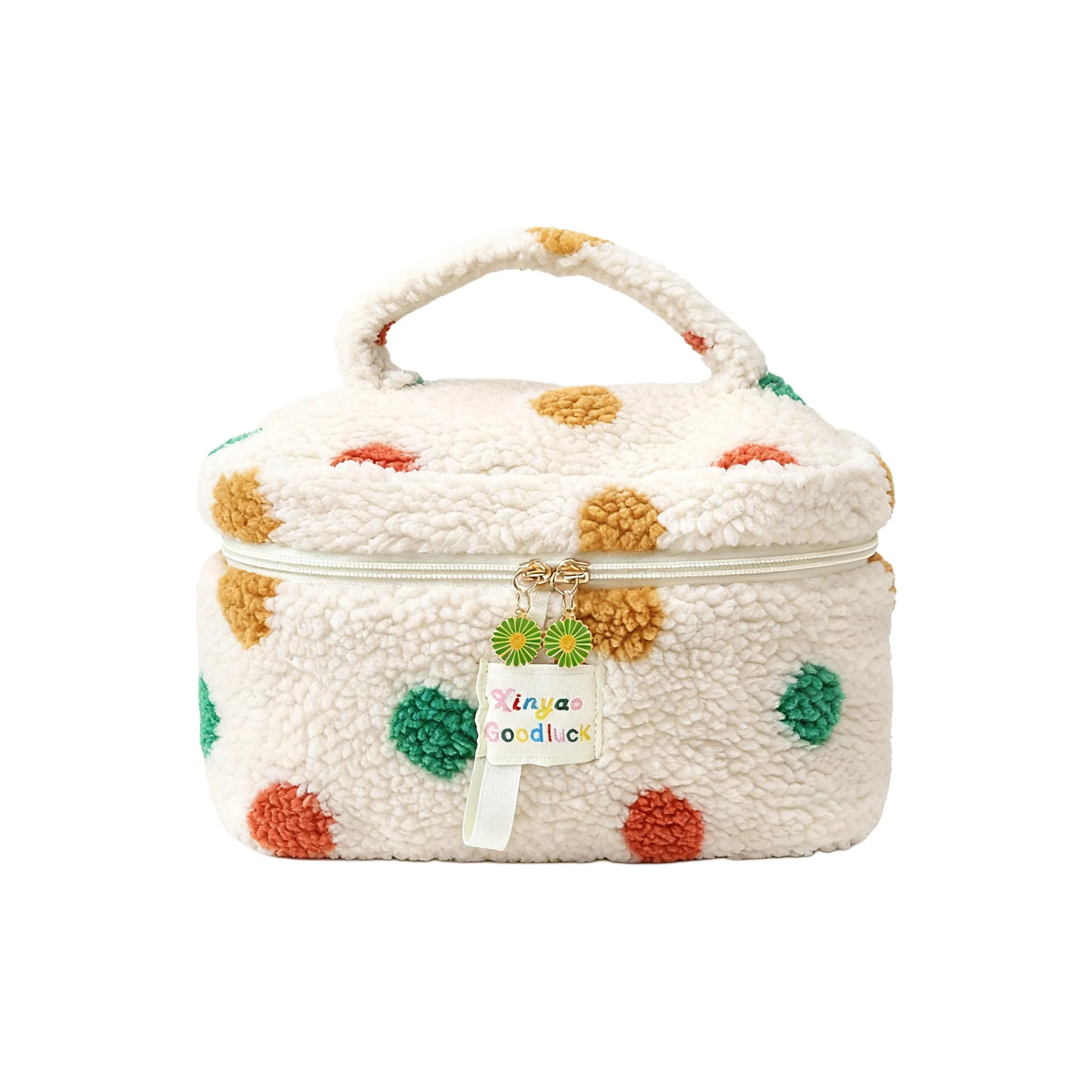 JEANSWEST Полиэстер Путешествие Сумка для хранения Женская Многоцветная Гороховый узор