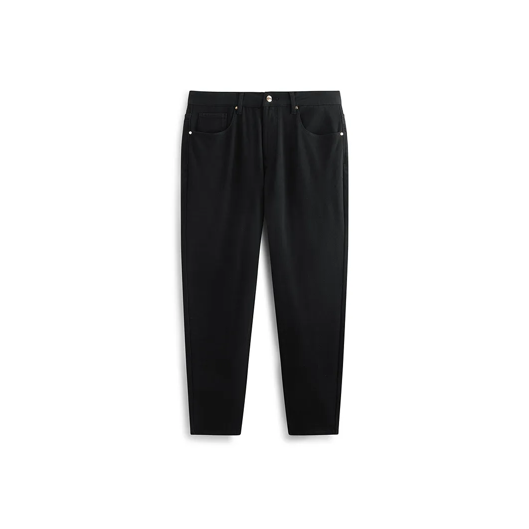 PEACEBIRD MEN Denim Jet Black 1 Men's Jeans