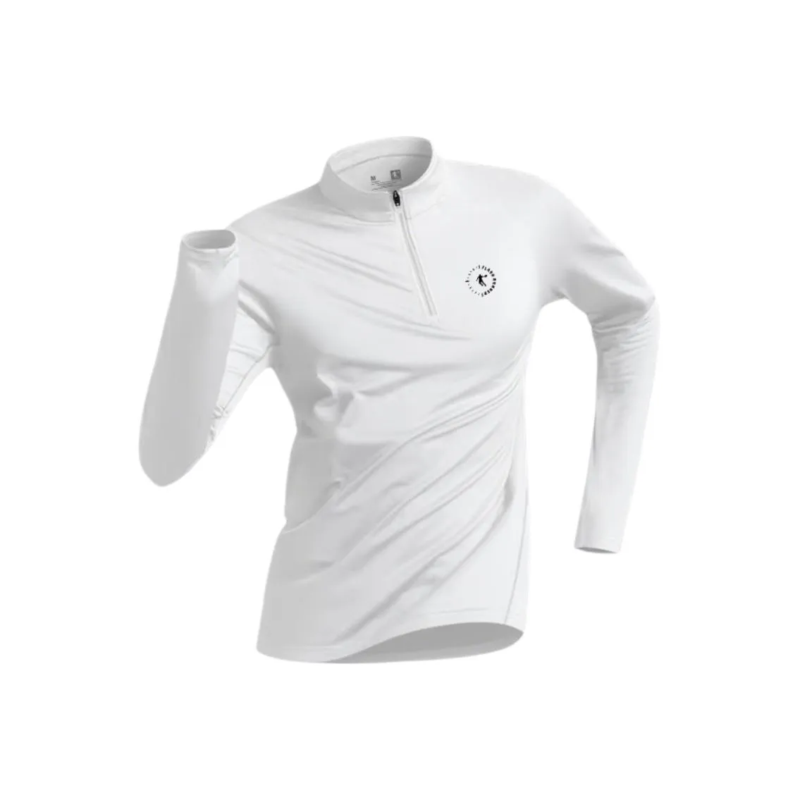 QIAODAN Спортивная беговая футболка Мужская Jordan Белый