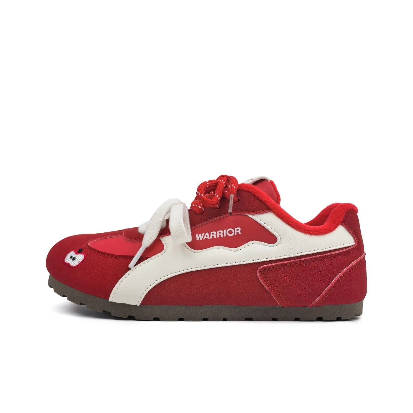 Warrior Niche Original Дизайн Стиль кампуса Зимний Плоская подошва Утолщенный и с флисовой подкладкой Тонкий хлопок